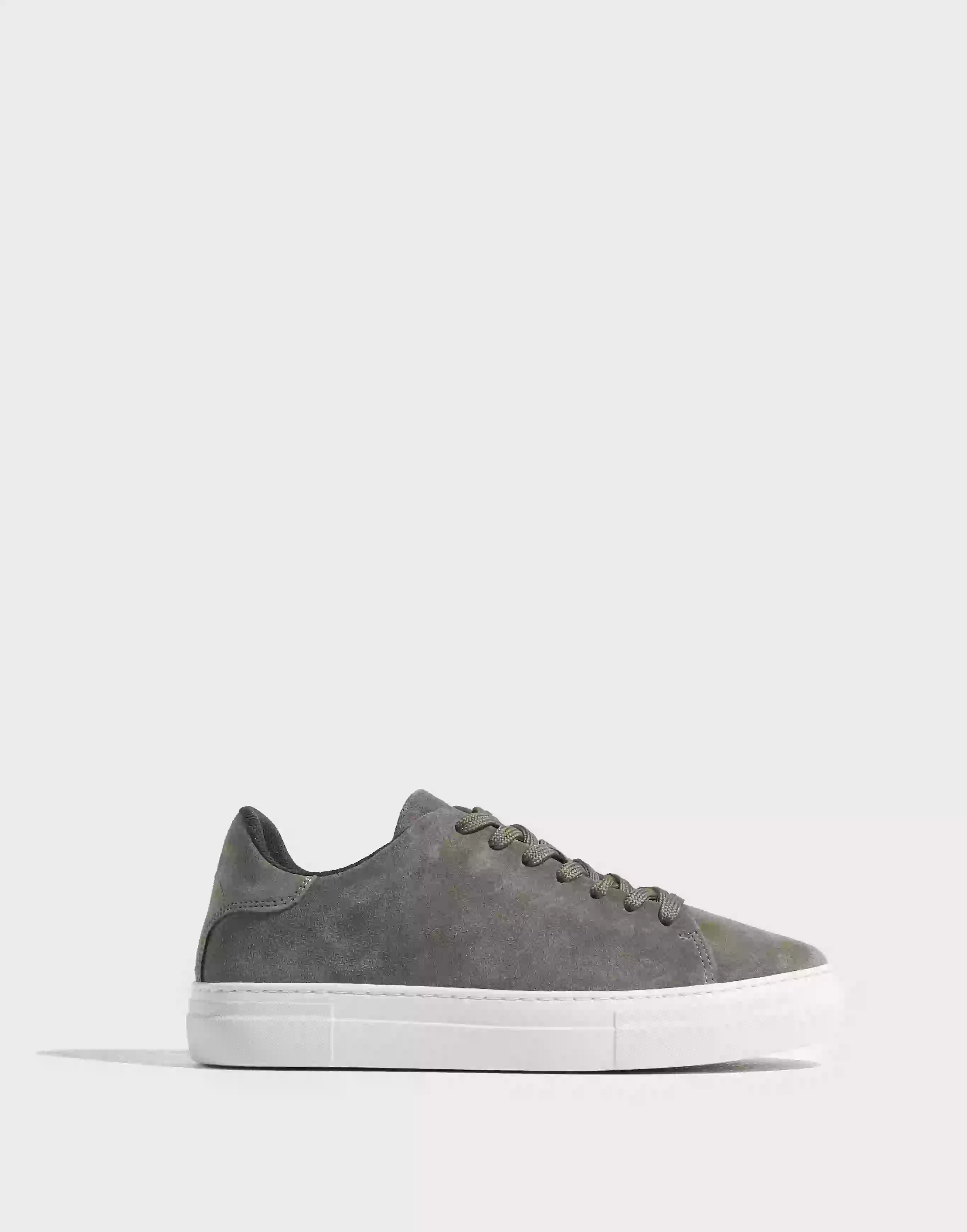 Selected Homme Slhdavid Chunky Suede Sneaker Låga sneakers Almondine