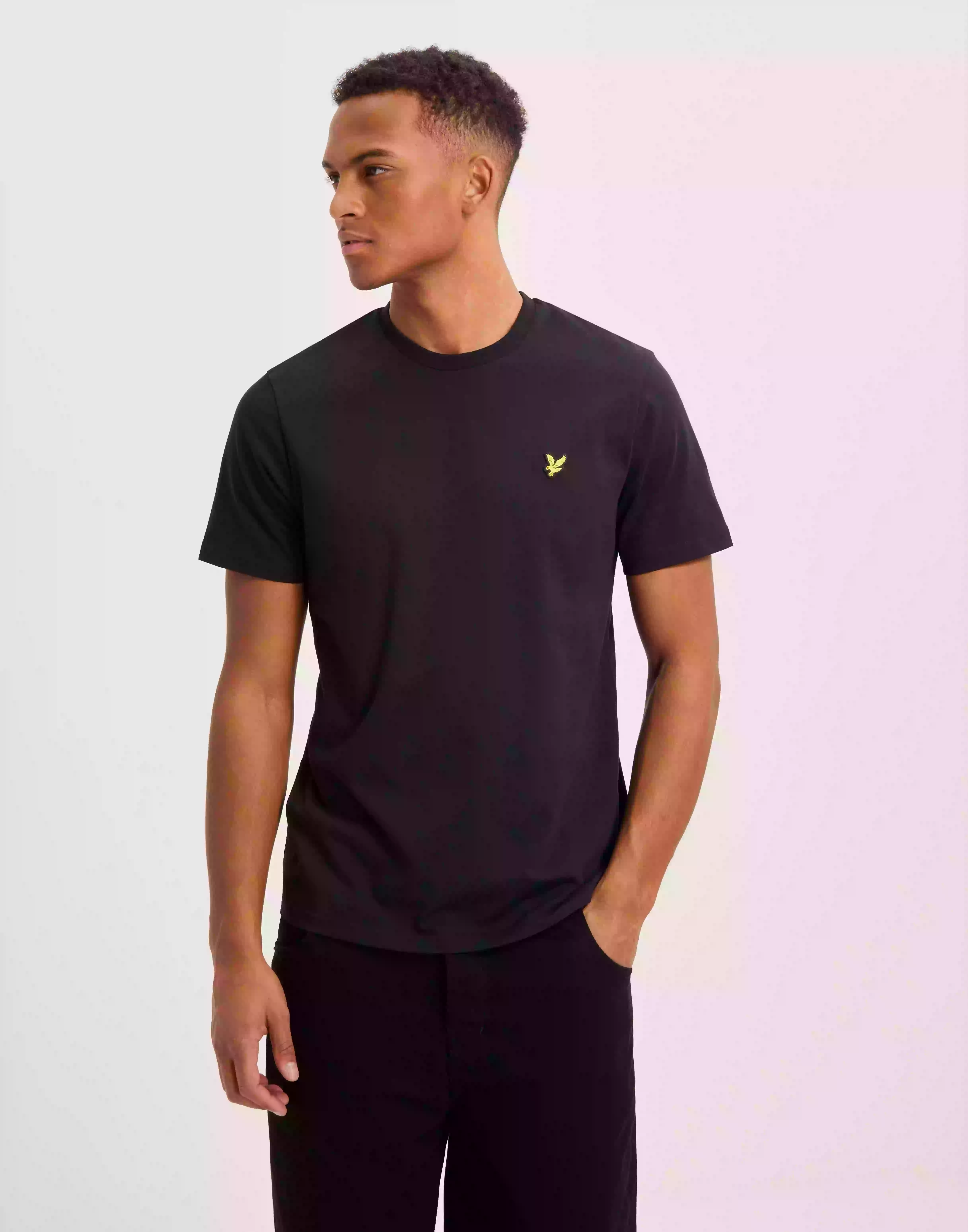 Lyle & Scott Plain T-Shirt Kortärmade t-shirts Jet Black