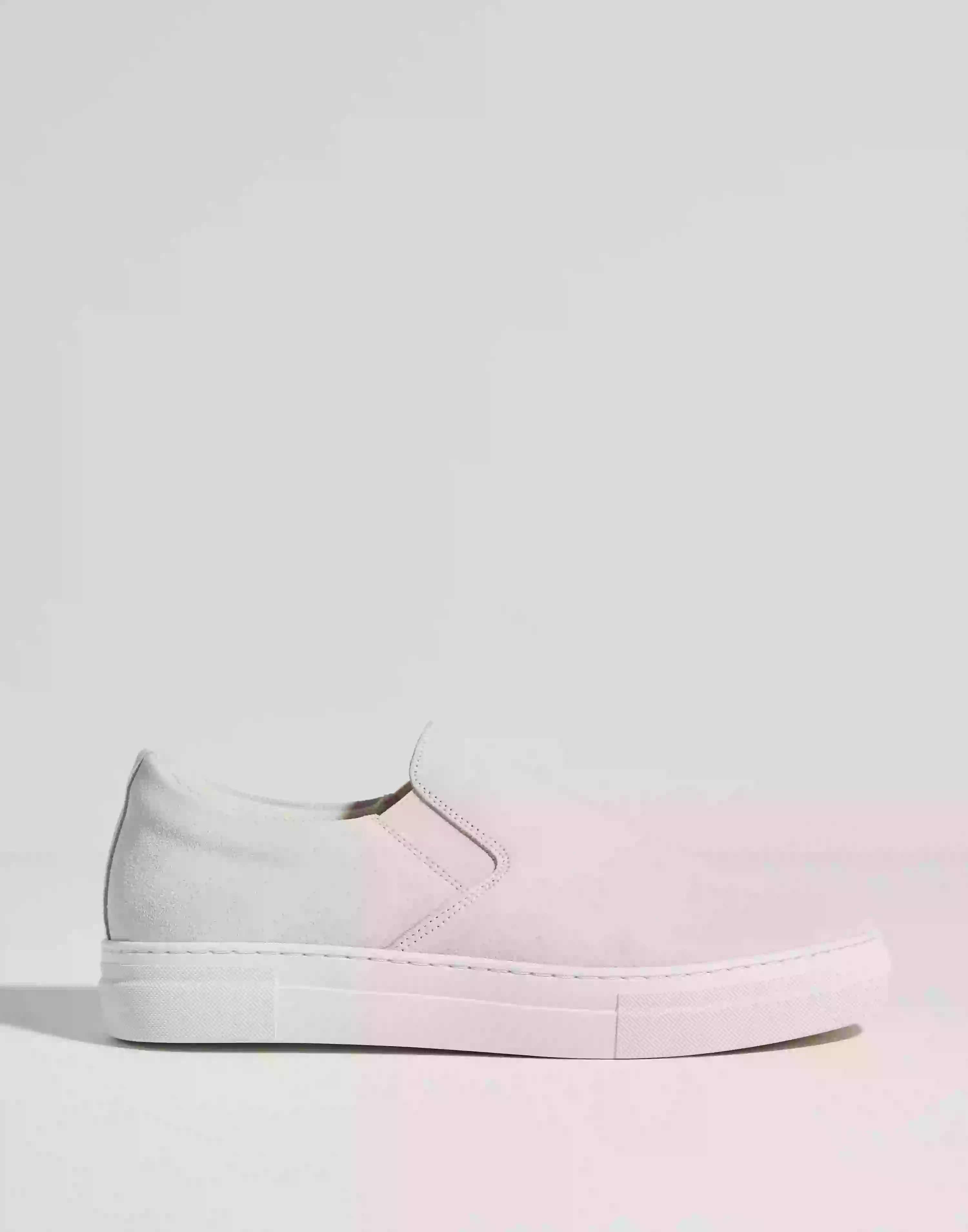 Selected Homme Slhdavid Chunky Suede Slipon B Låga sneakers White