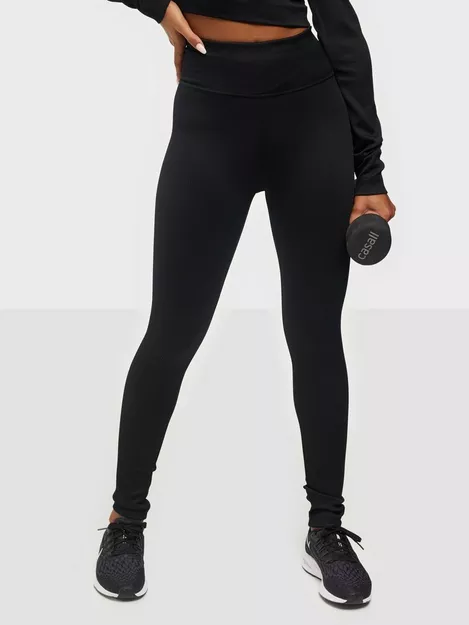 Yara slit leggings - Black - Women - Gina Tricot