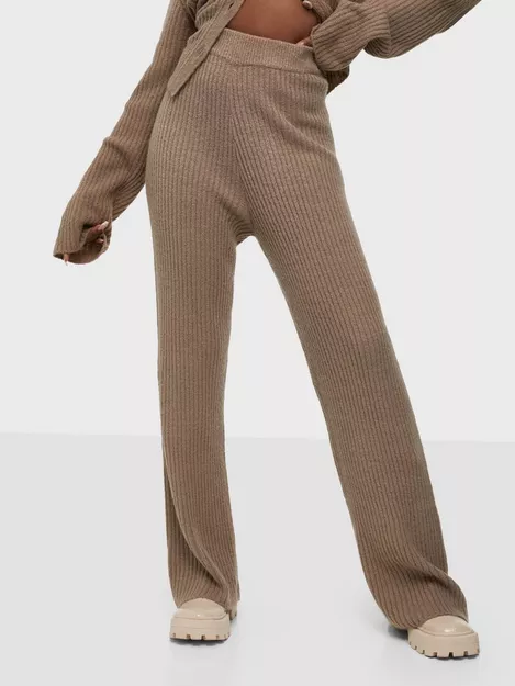 Buy Nelly Comfy Knit Pants - Taupe