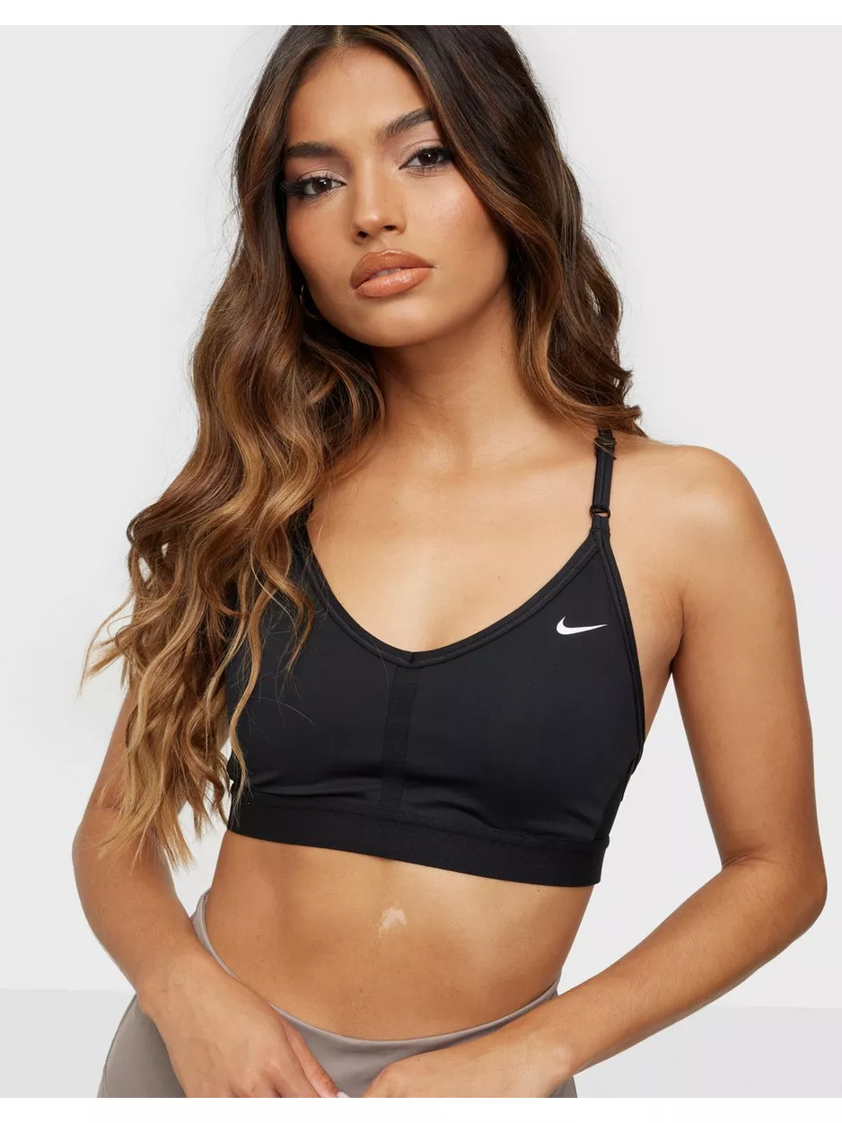 Nike W Nk Df Indy V-Neck Bra Sport BH - Light support Black