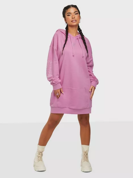 Buy Adidas Originals HOODIE DRESS Pink | Nelly.com
