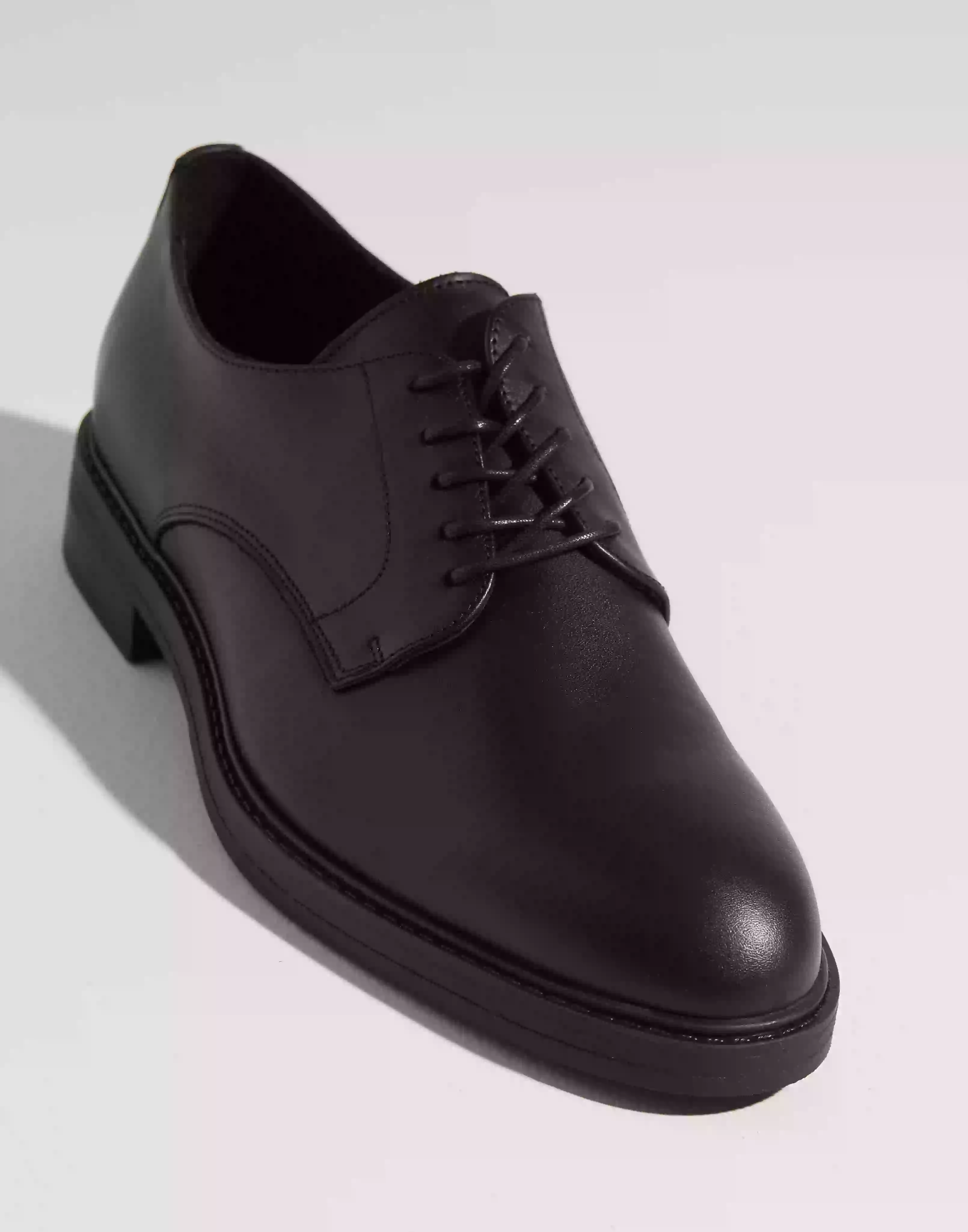 Selected Homme Slhblake Leather Derby Shoe Noos Fine sko Black