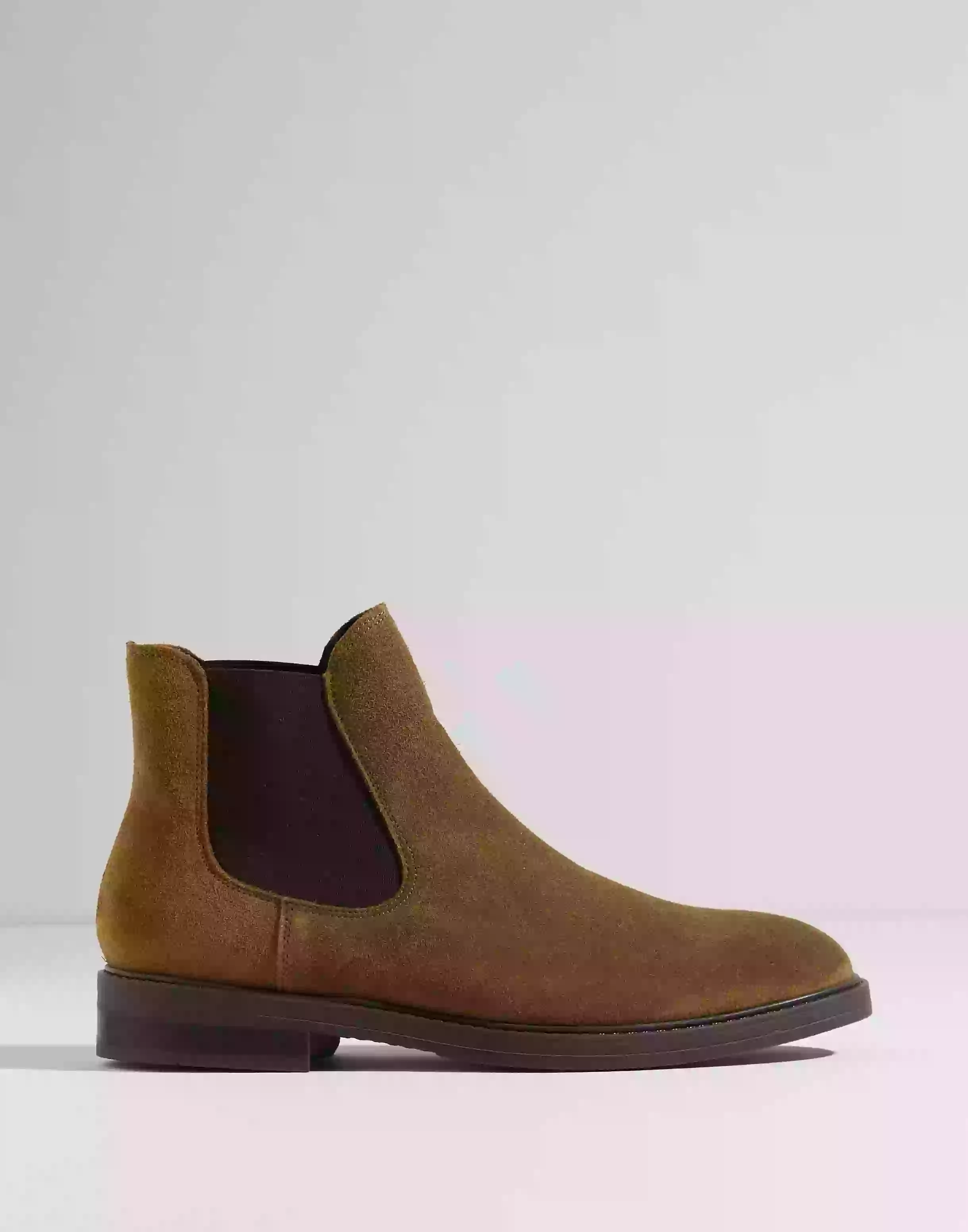 Selected Homme Slhblake Suede Chelsea Boot Noos Chelsea boots Tobacco Brown