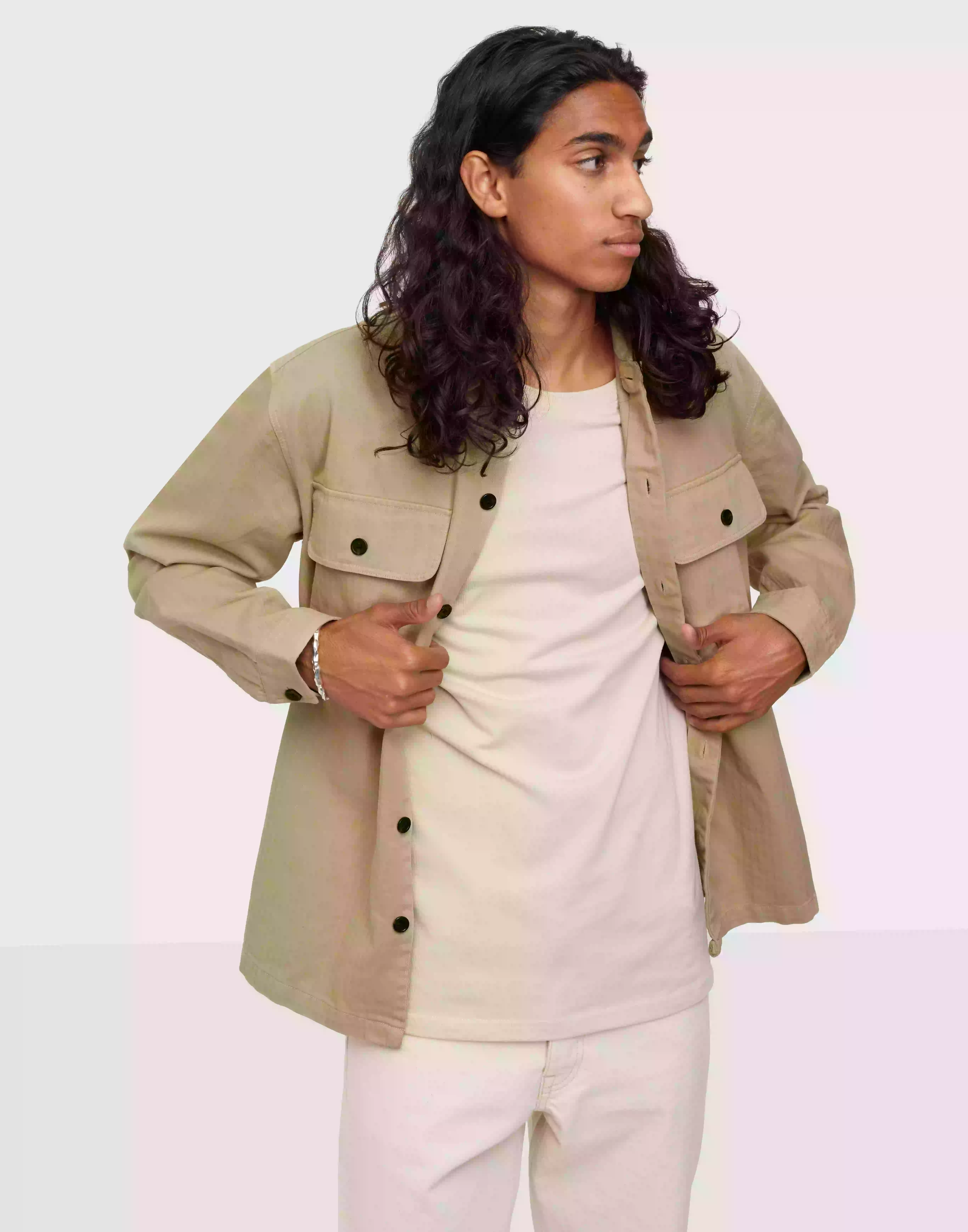 Selected Homme Slhloosemanni Overshirt Ls M Overshirts Crockery