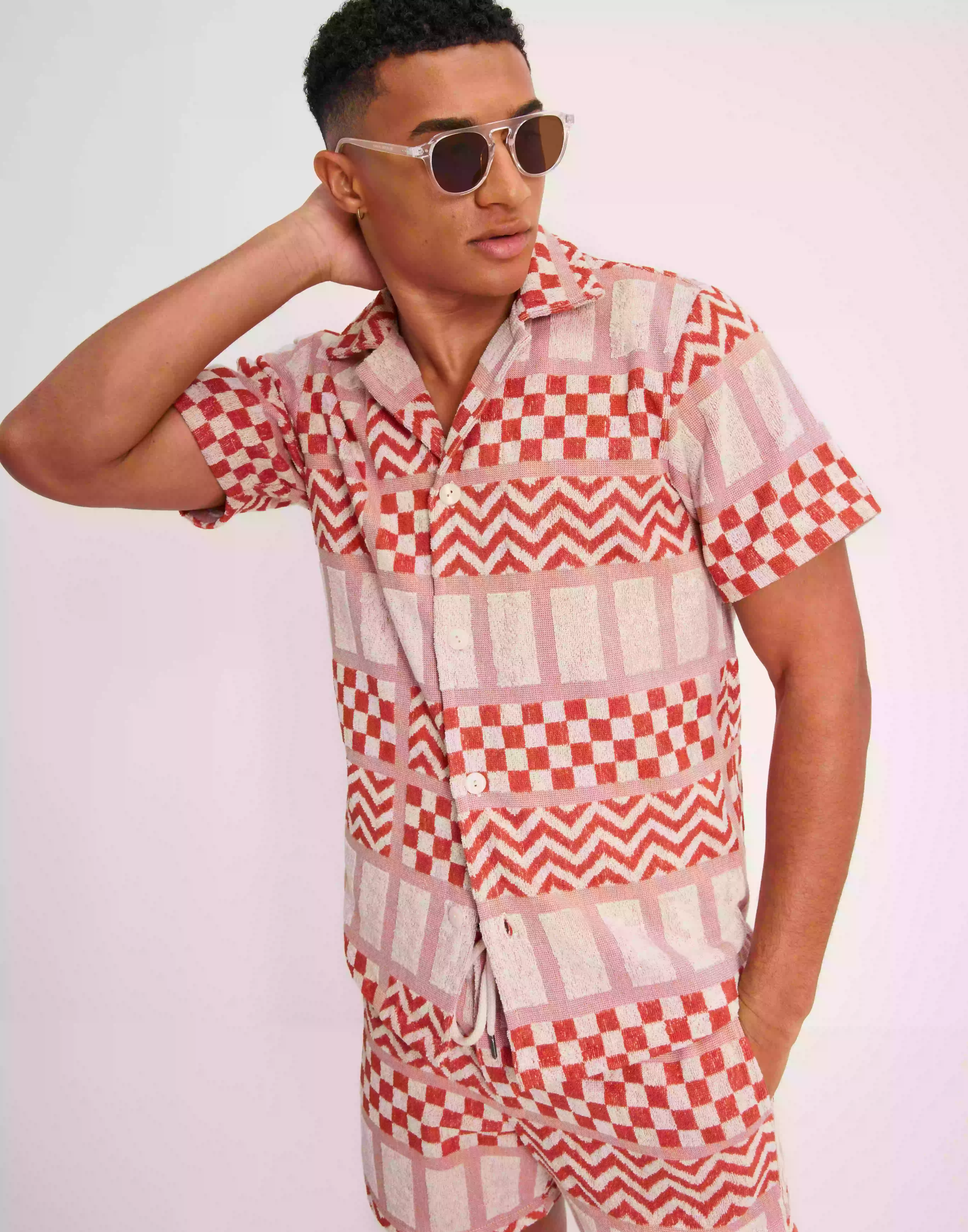 OAS Cuba Terry Shirt Skjortor Terracotta