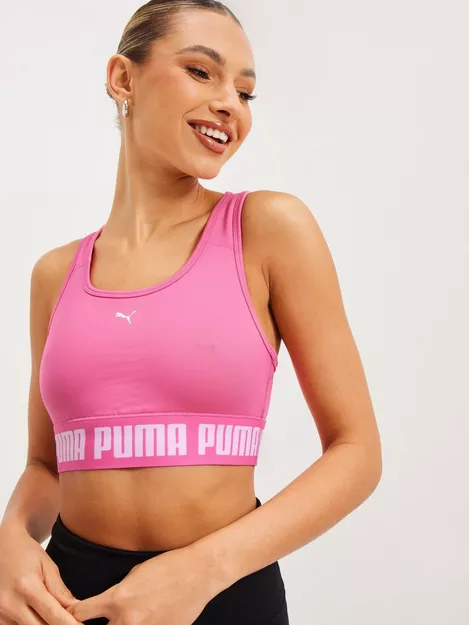 Puma Logo Sports Bra Pink