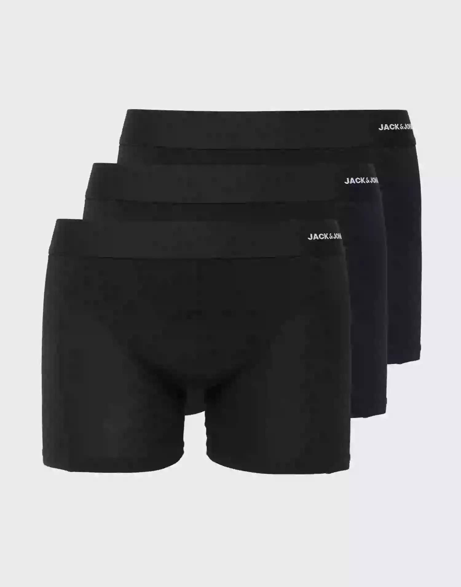 Jack & Jones Jacbasic Bamboo Trunks 3 Pack Noos Flerpack kalsonger Black Black - Black