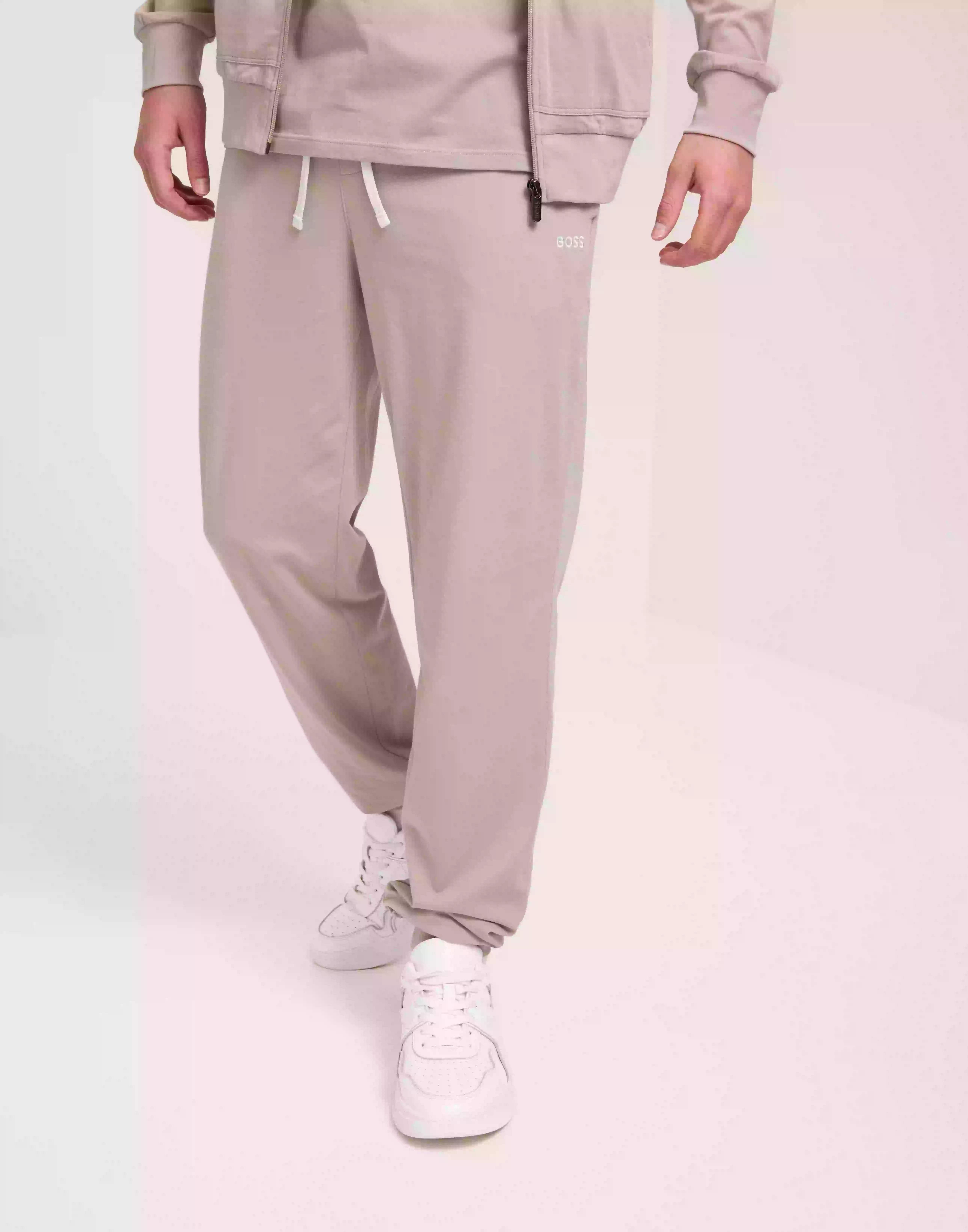 BOSS Mix&Match Pants 10241810 02 Mjukisbyxor Light Beige