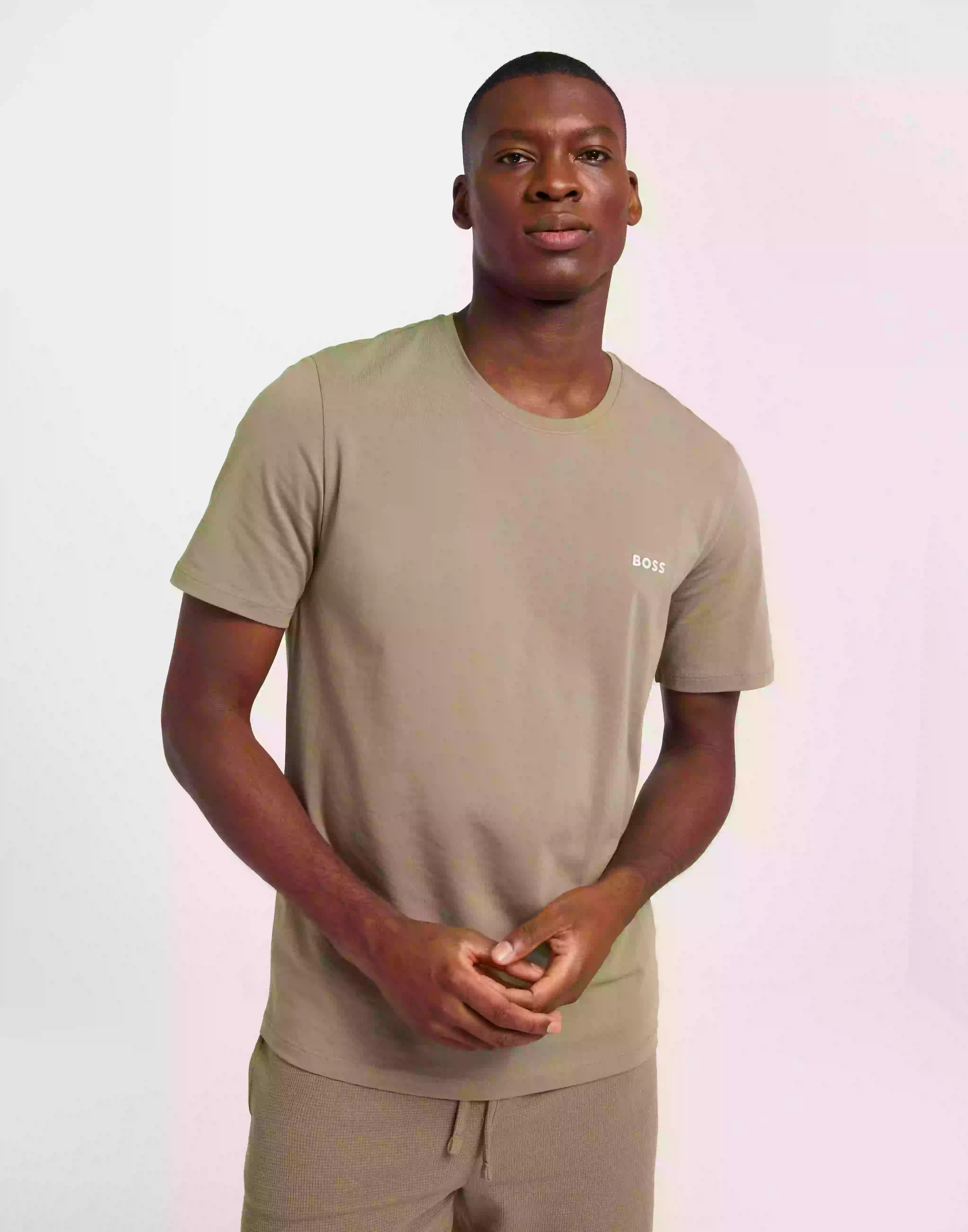 BOSS Mix&Match T-Shirt R 10241810 02 Kortärmade t-shirts Light/Pastel Green