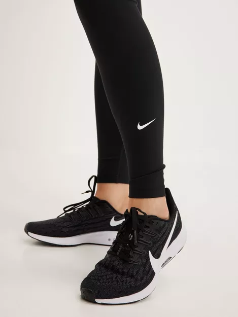 Nike Performance W NK ONE DF HR CROP TGT - Leggings - black/white/black 