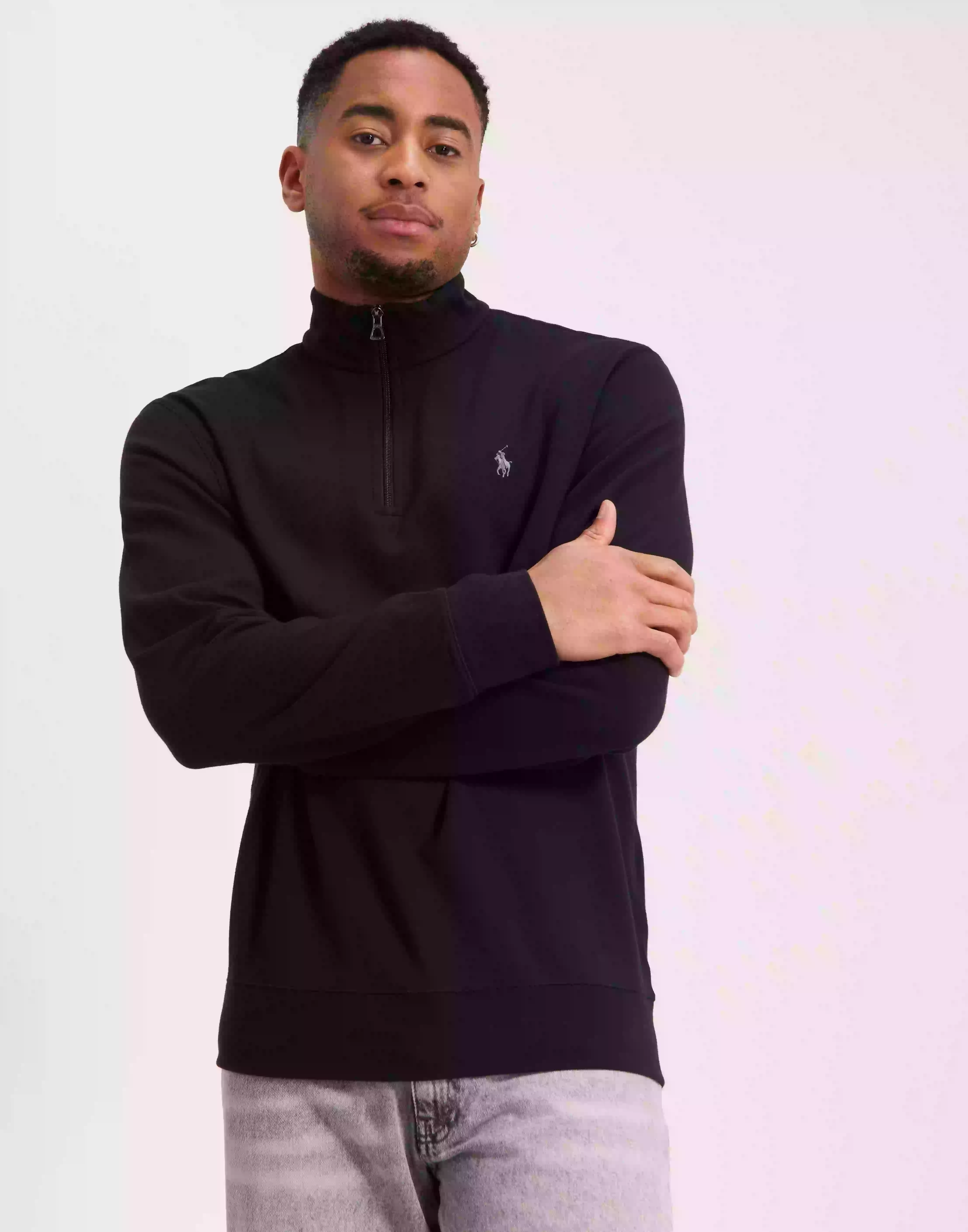Polo Ralph Lauren Long Sleeve-Knit Polotröjor Svart