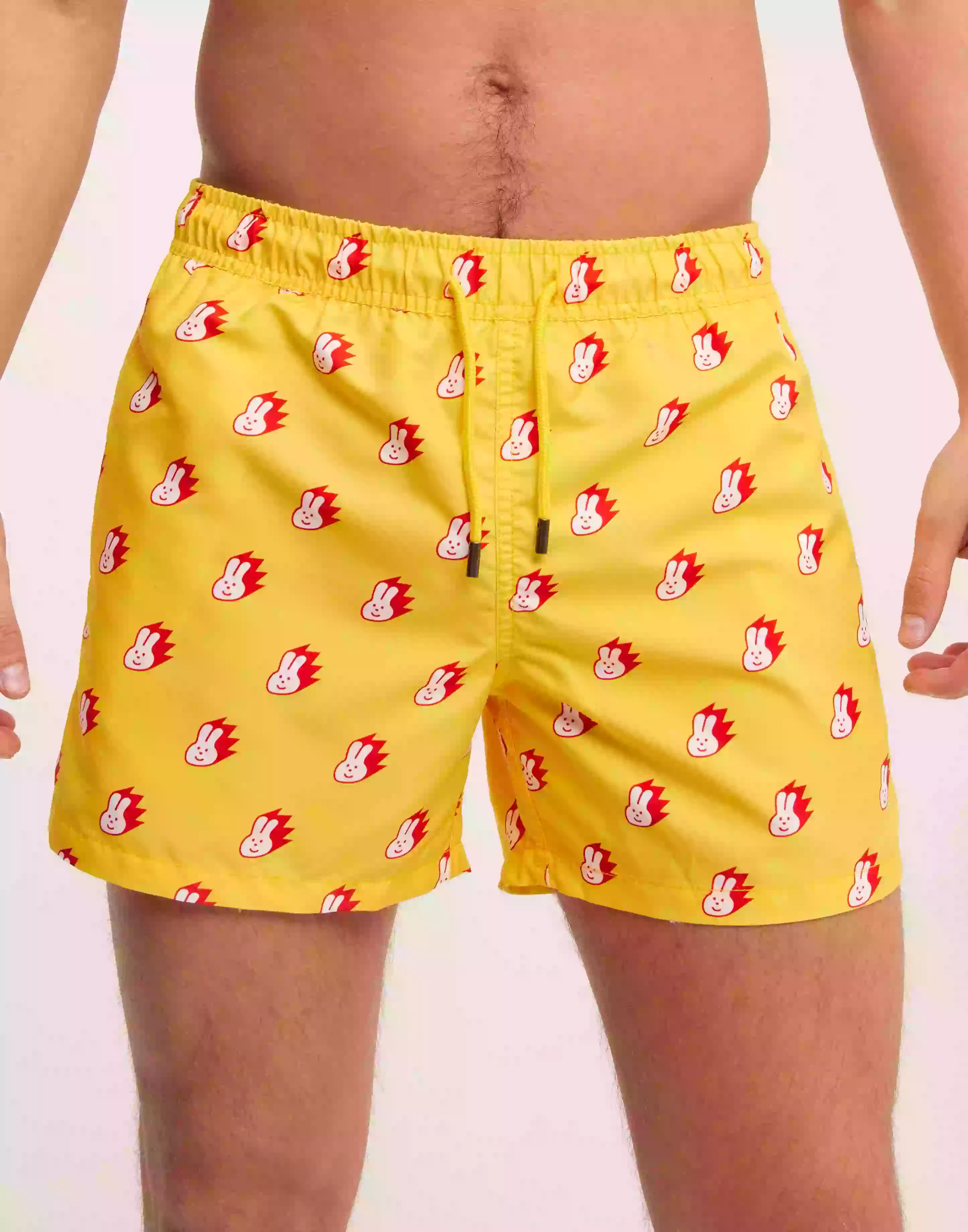 Happy Socks Bunny Swimshorts Badbyxor Yellow