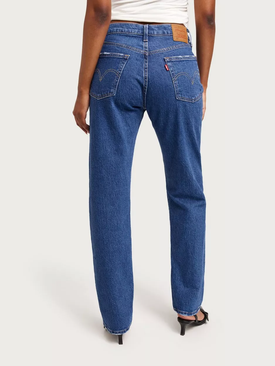 Levi's - Straight jeans - Indigo - 501 Crop Jazz Pop - Jeans