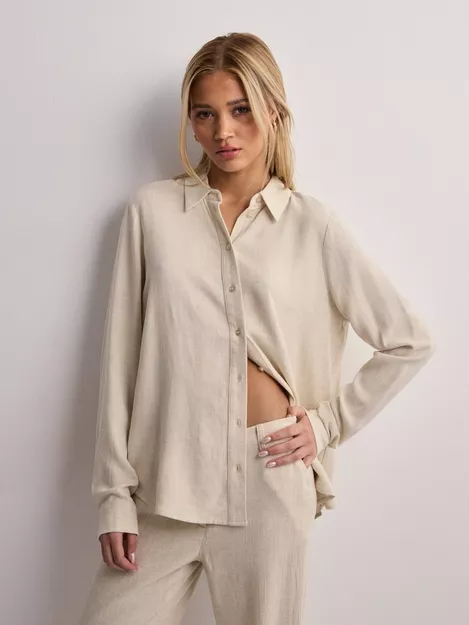 Buy Selected Femme Viva Shirt Sandshell - Scandinavian Fashion Store