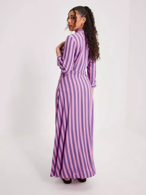 Buy Y.A.S YASSAVANNA LONG SHIRT DRESS S. NOOS - Orchid Aster Purple | Sommerkleider