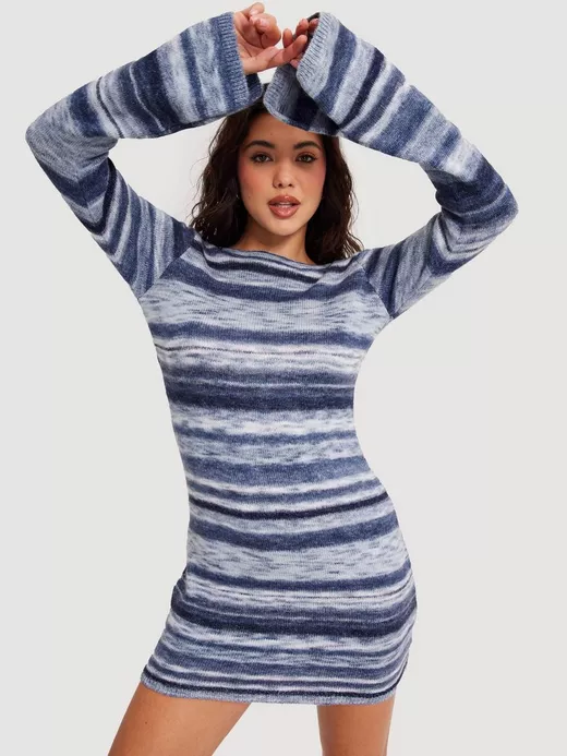 nelly.com | Short Cosy Knit Dress