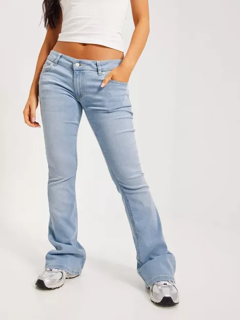 Buy Nelly Low Waist Bootcut Jeans - Blue