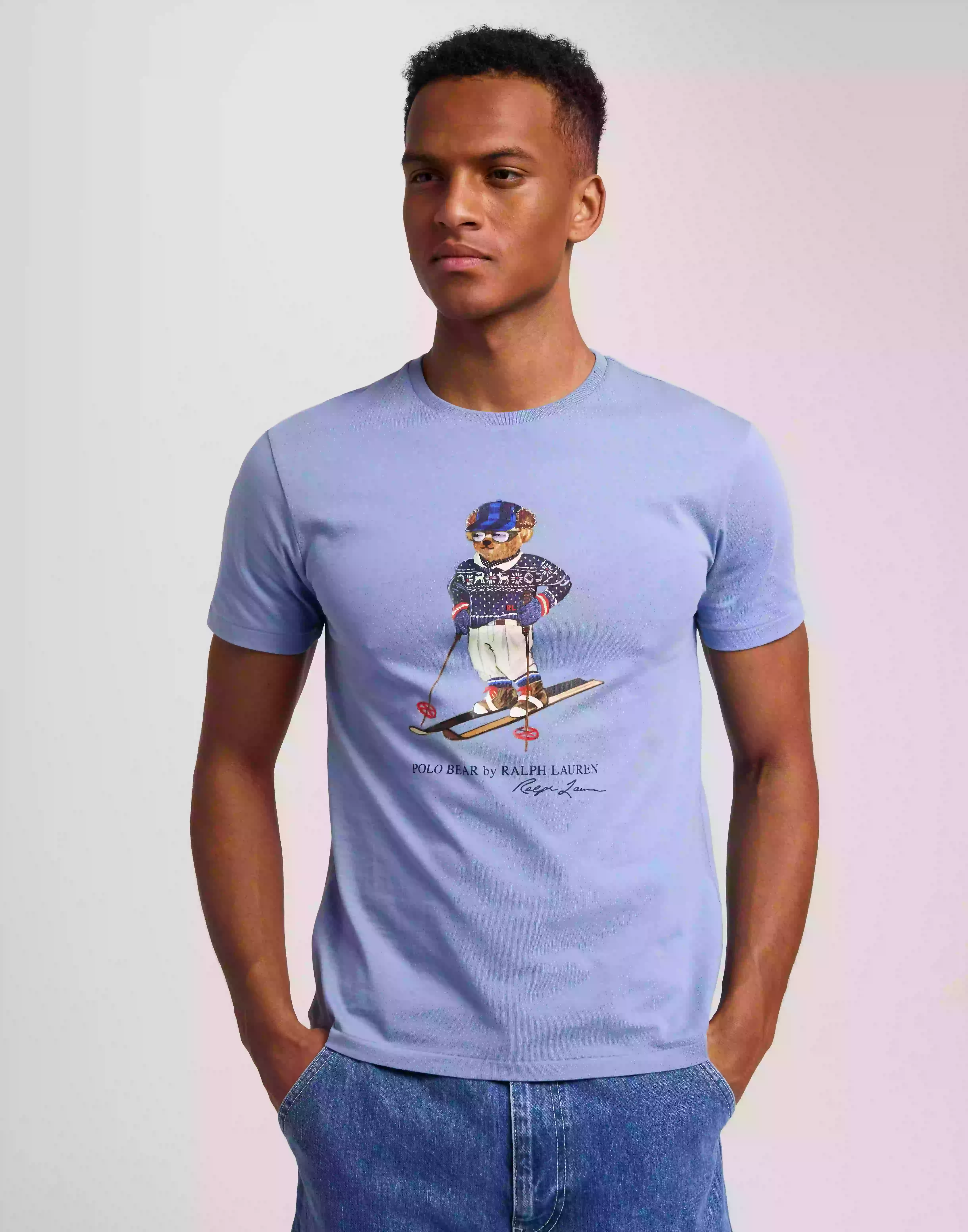 Polo Ralph Lauren Short Sleeve-T-Shirt T-skjorte med trykk Blue