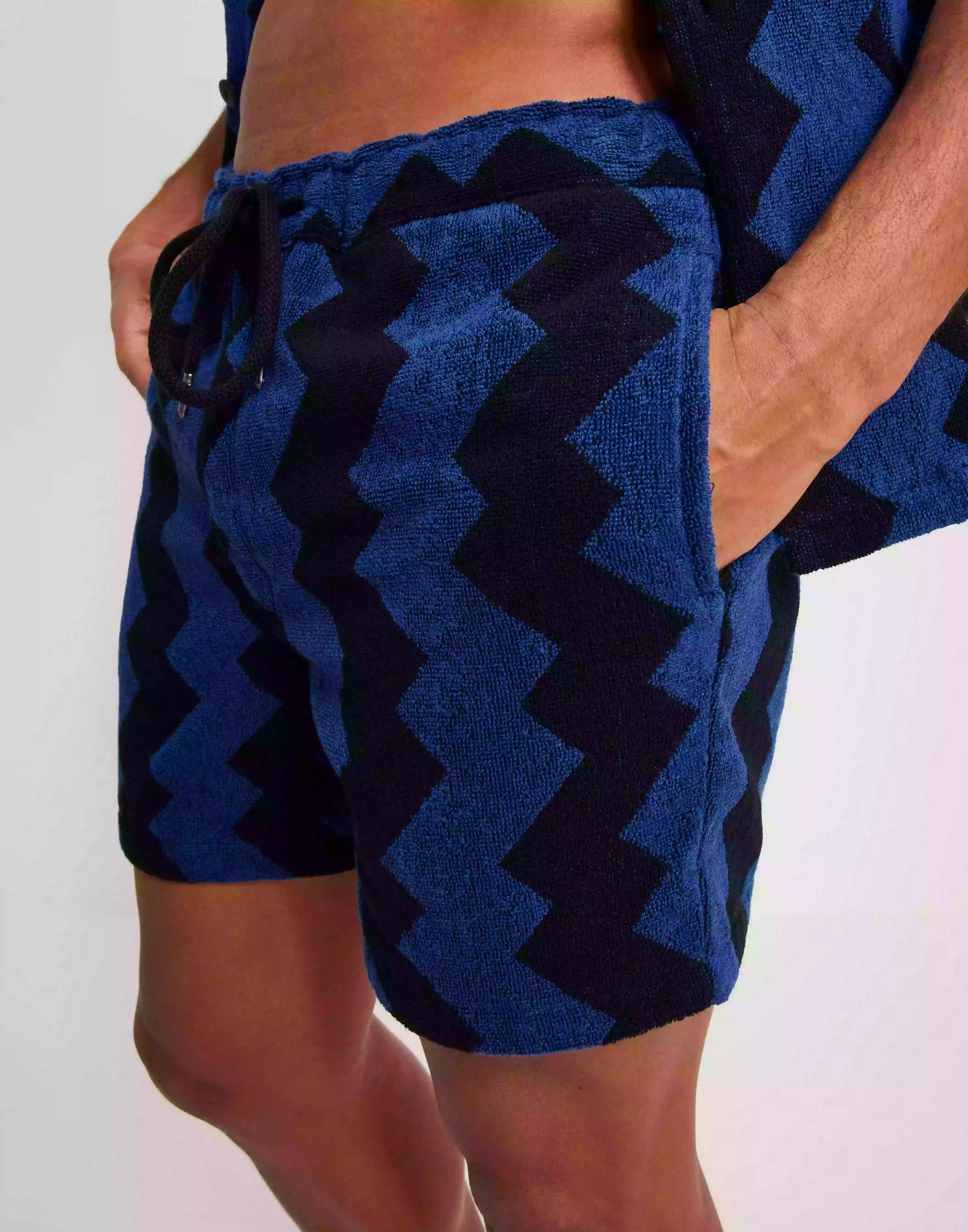 OAS Terry Shorts Mjukisshorts Blue