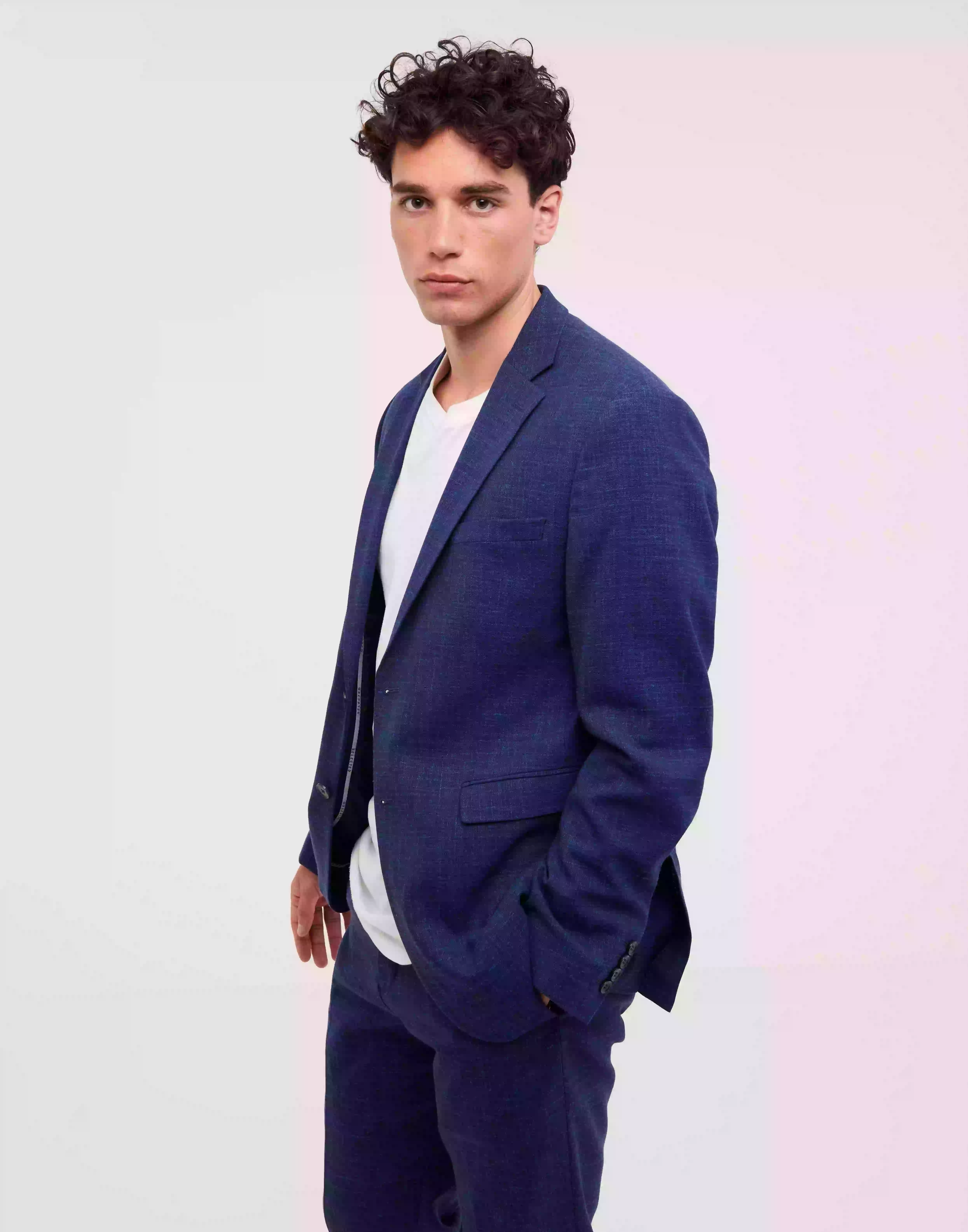 Selected Homme Slhslim-Oasis Blue Blz B Noos Kavajer Estate Blue