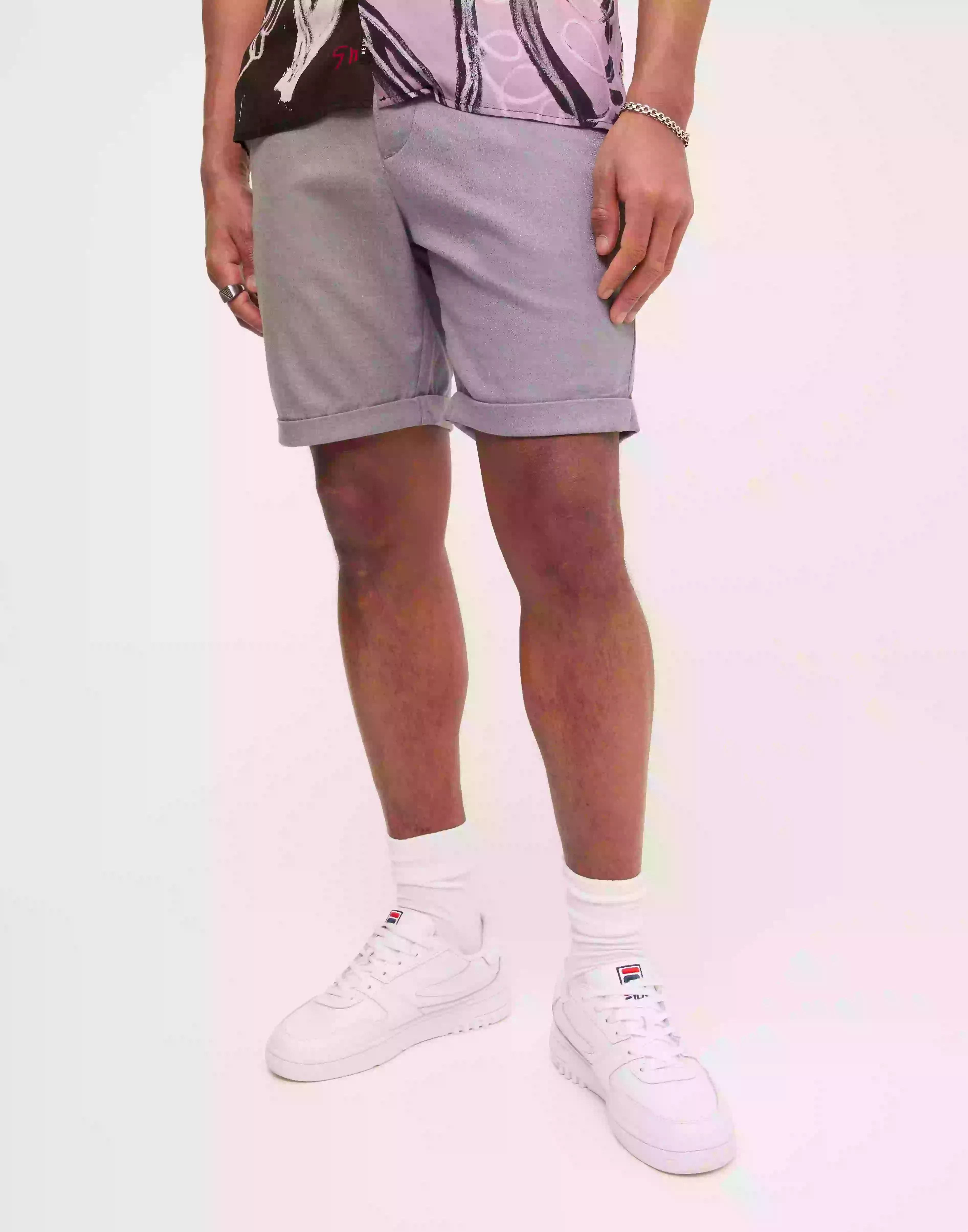 Jack & Jones Jpstconnor Jjshorts Sn Chinoshorts Grey Melange