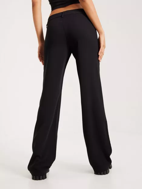 Buy Nelly Low Waist Flare Suit Pants - Black