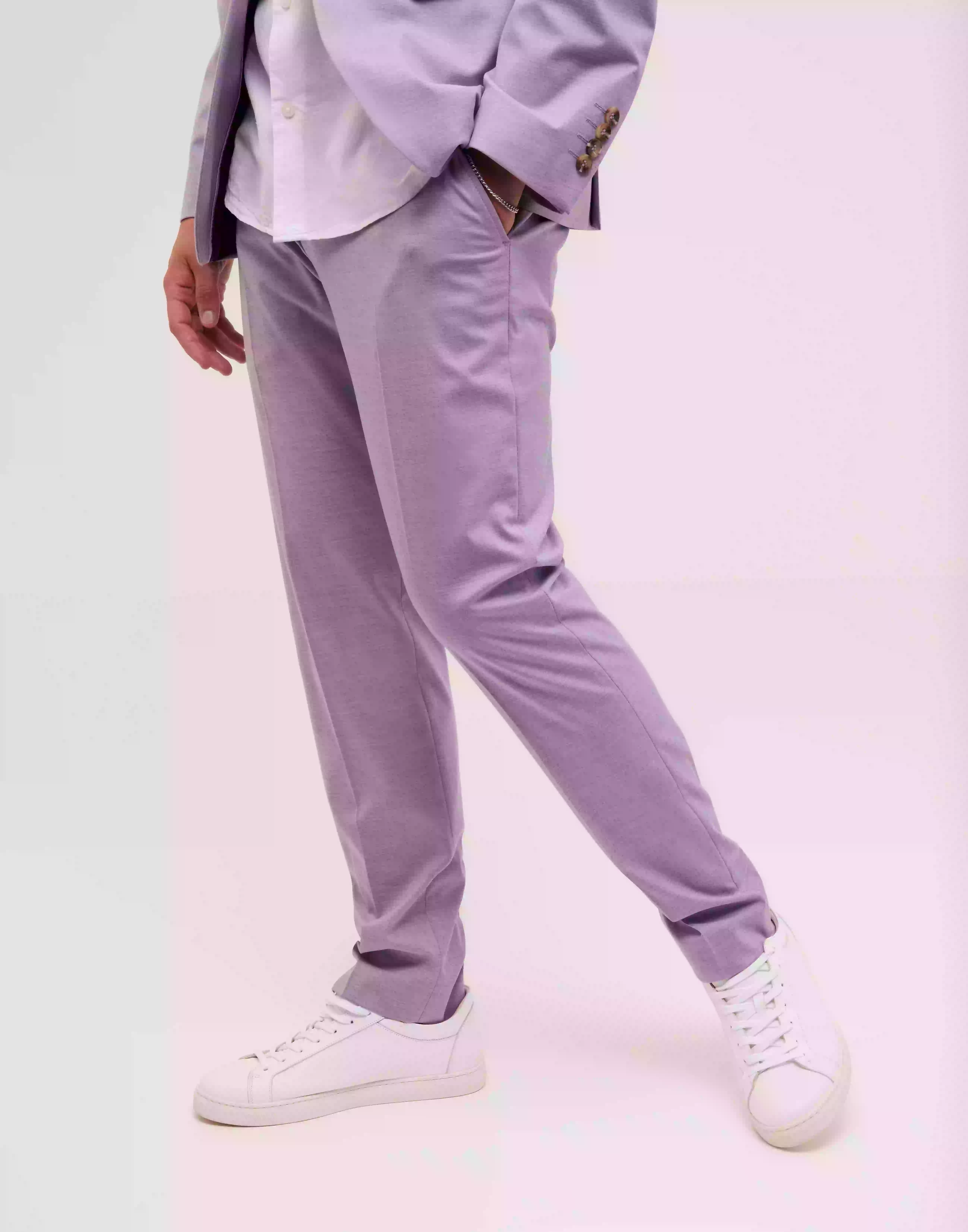 Selected Homme Slhslim-Mylologan Lt Purple Trs B Kostymbyxor Elderberry