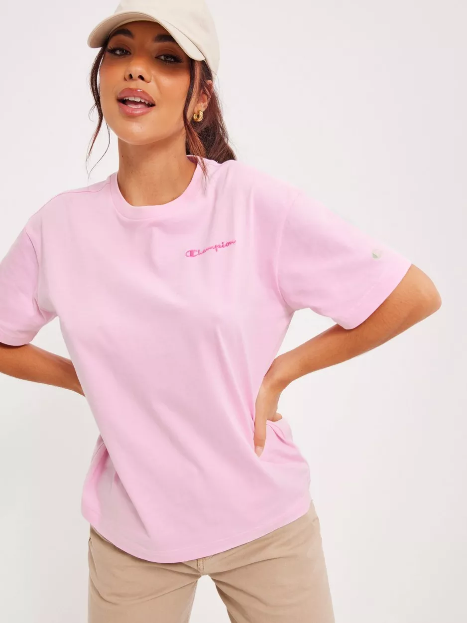 Champion Reverse Weave - T-shirts - Pink - Crewneck T-Shirt - Toppar & T-shirts - T-shirts