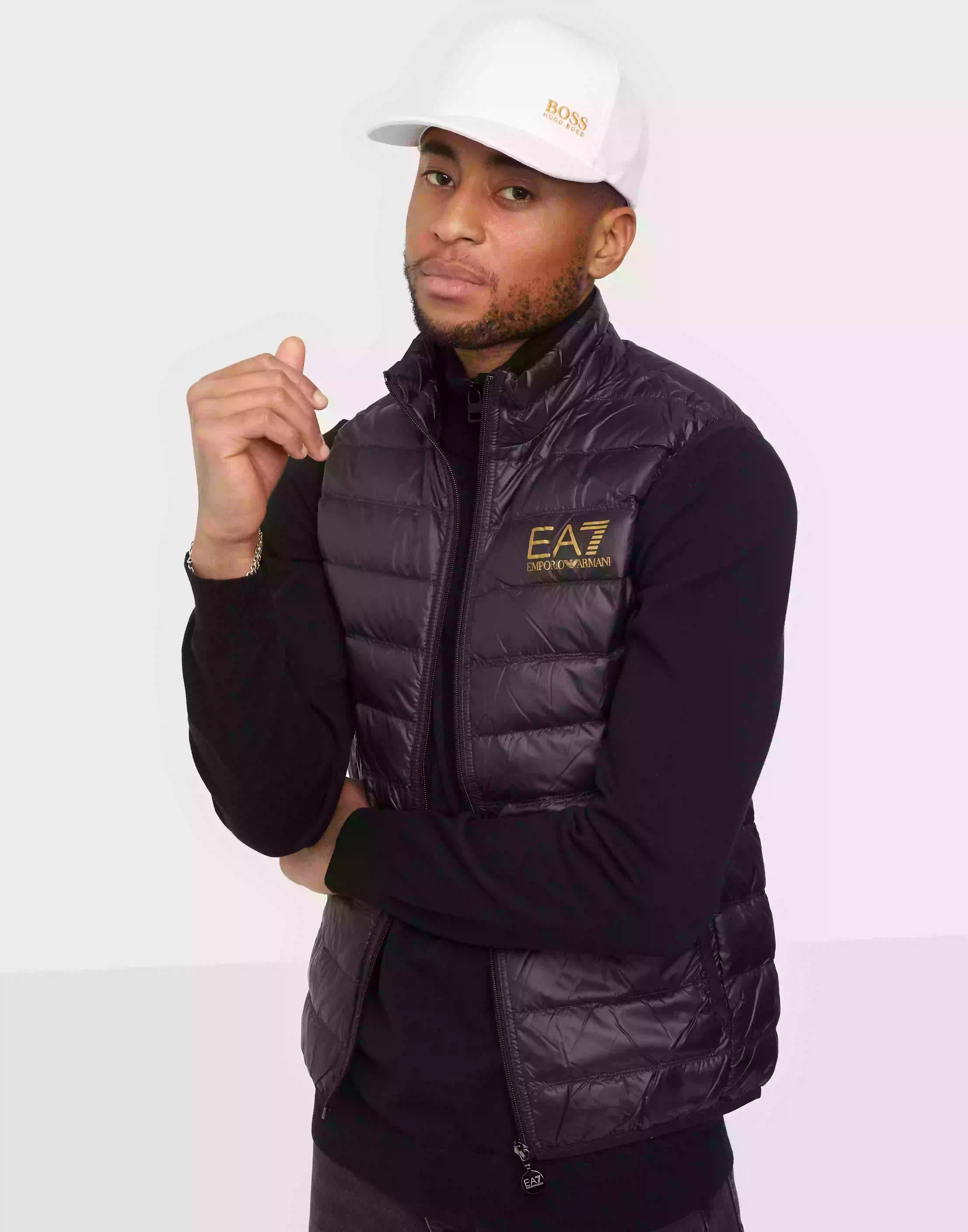 EA7 Emporio Armani Gilet Piumino Västar Black