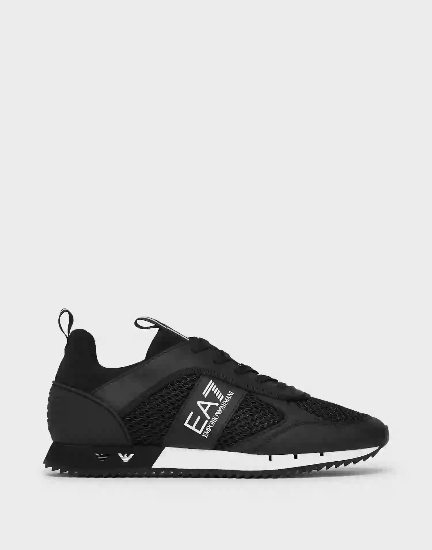 EA7 Emporio Armani English Låga sneakers Black/White