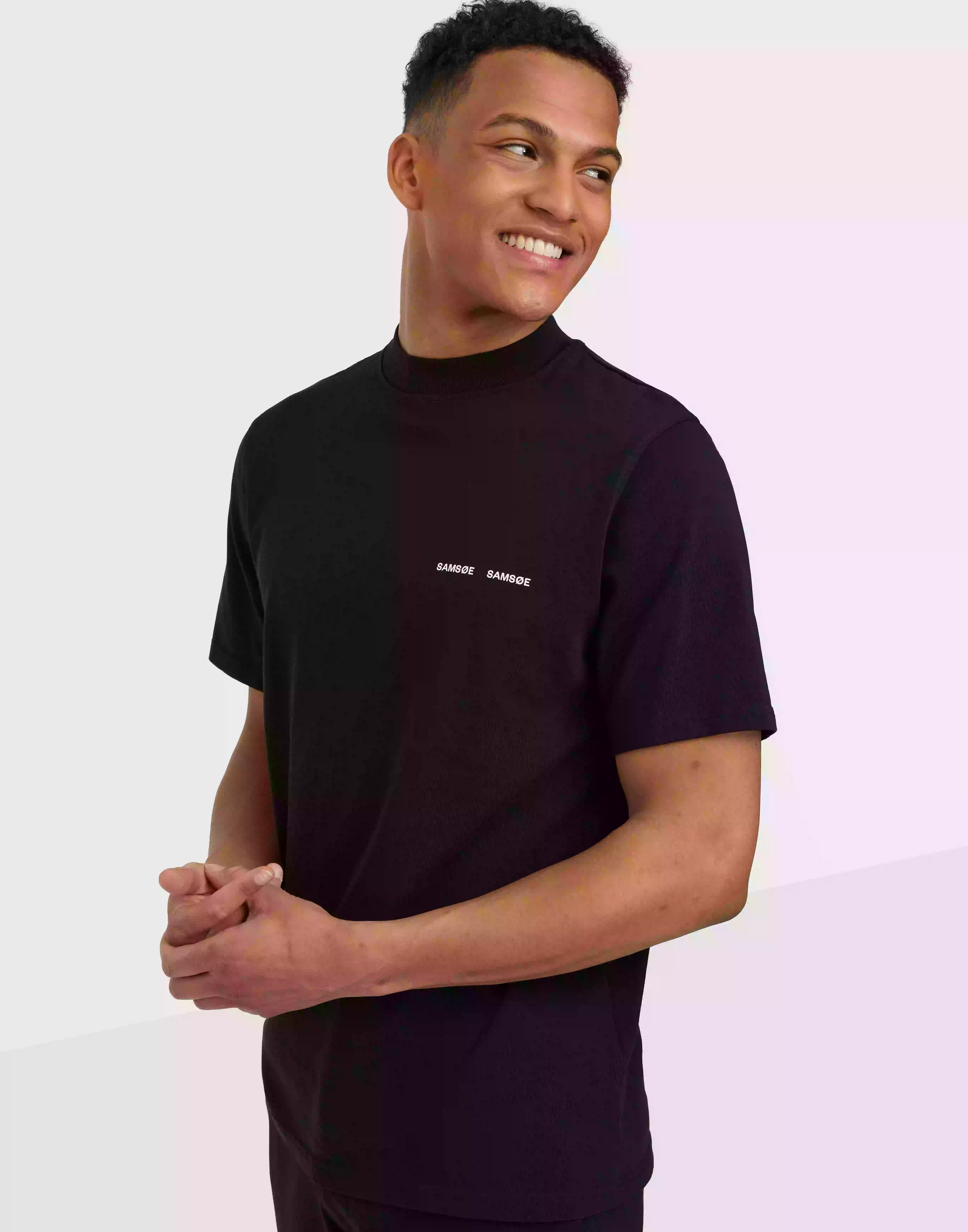 Samsøe Samsøe Norsbro t-shirt 6024 T-Shirts & Linnen Black