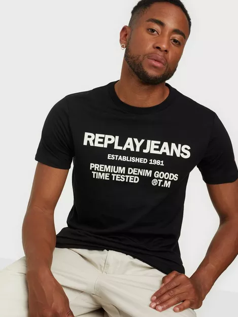 - NLY | Buy Black Replay T-Shirt Man
