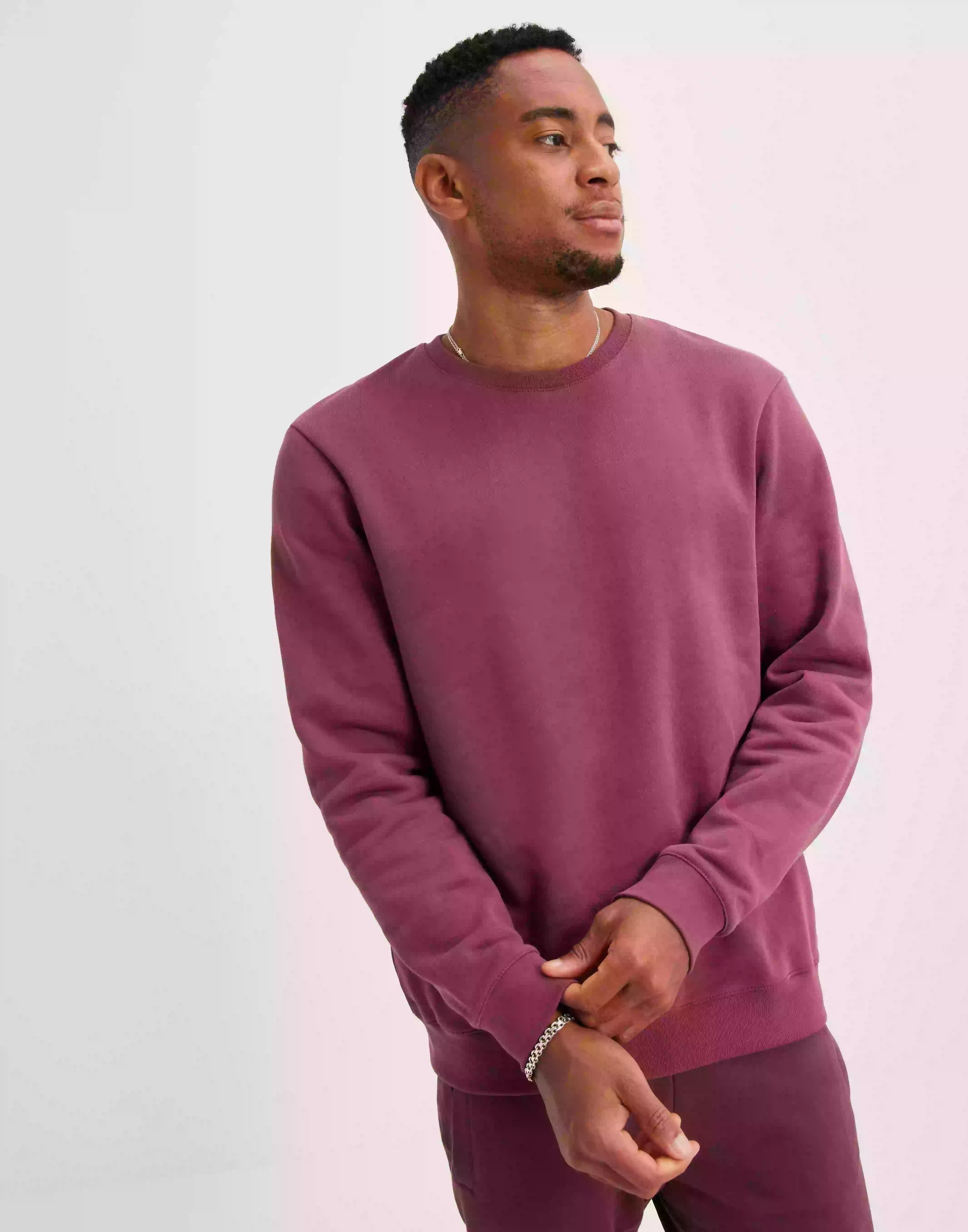 Bread & Boxers MAN Sweatshirt Tröjor Burgundy