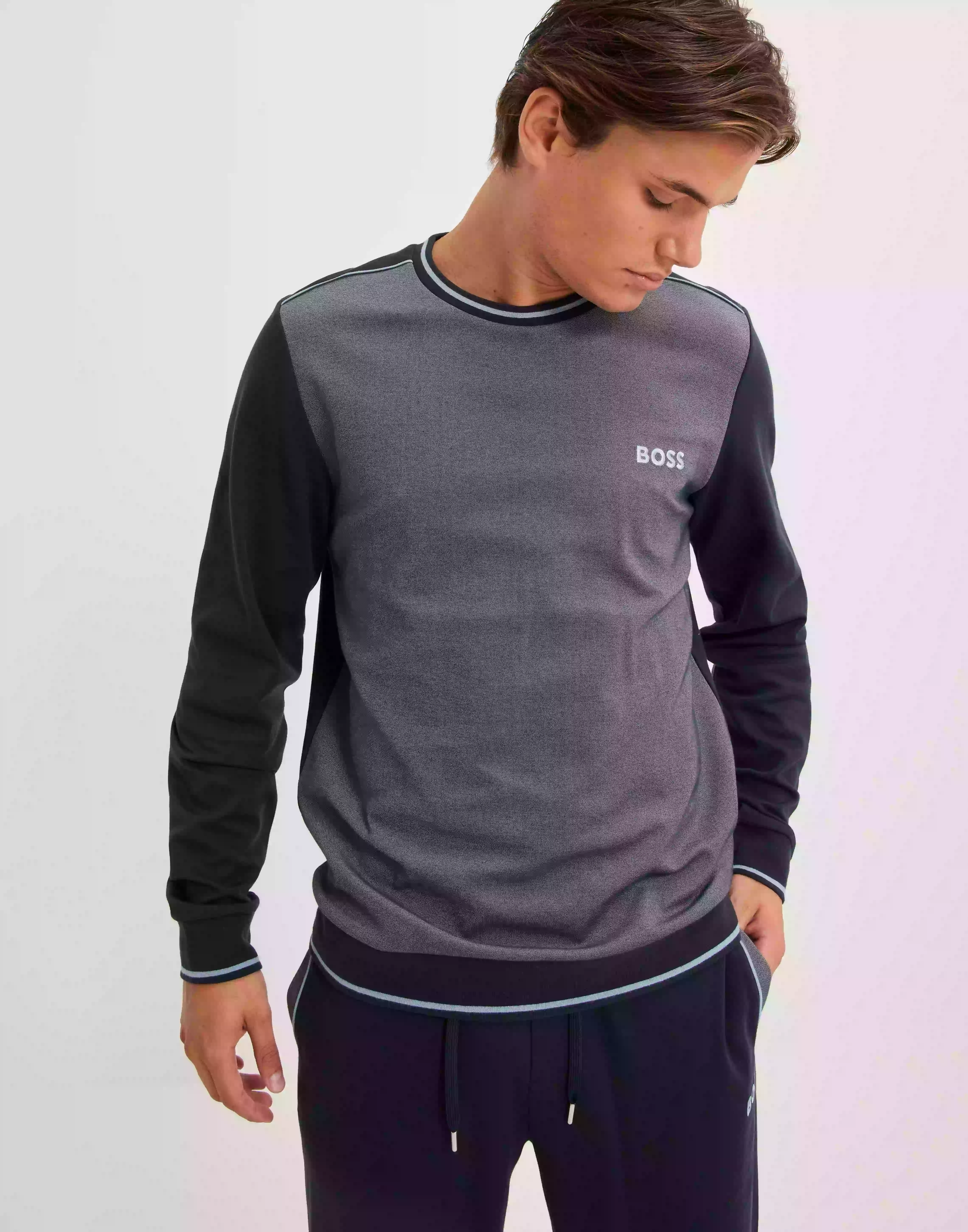 BOSS Tracksuit Sweatshirt 10166548 18 Sweatshirts Dark Blue