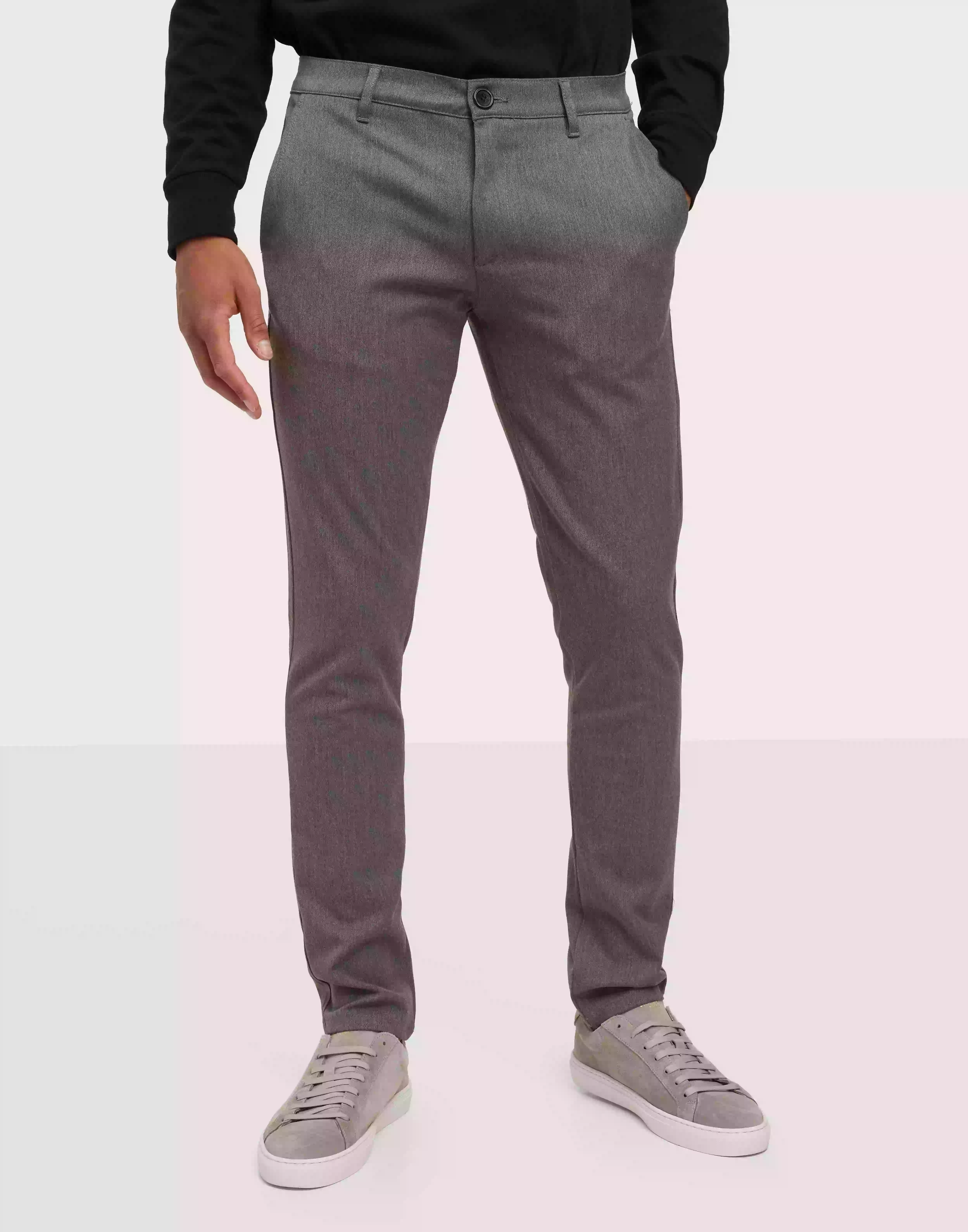 Solid Pants -TOFrederic Dressbukser Medium Grey Melange