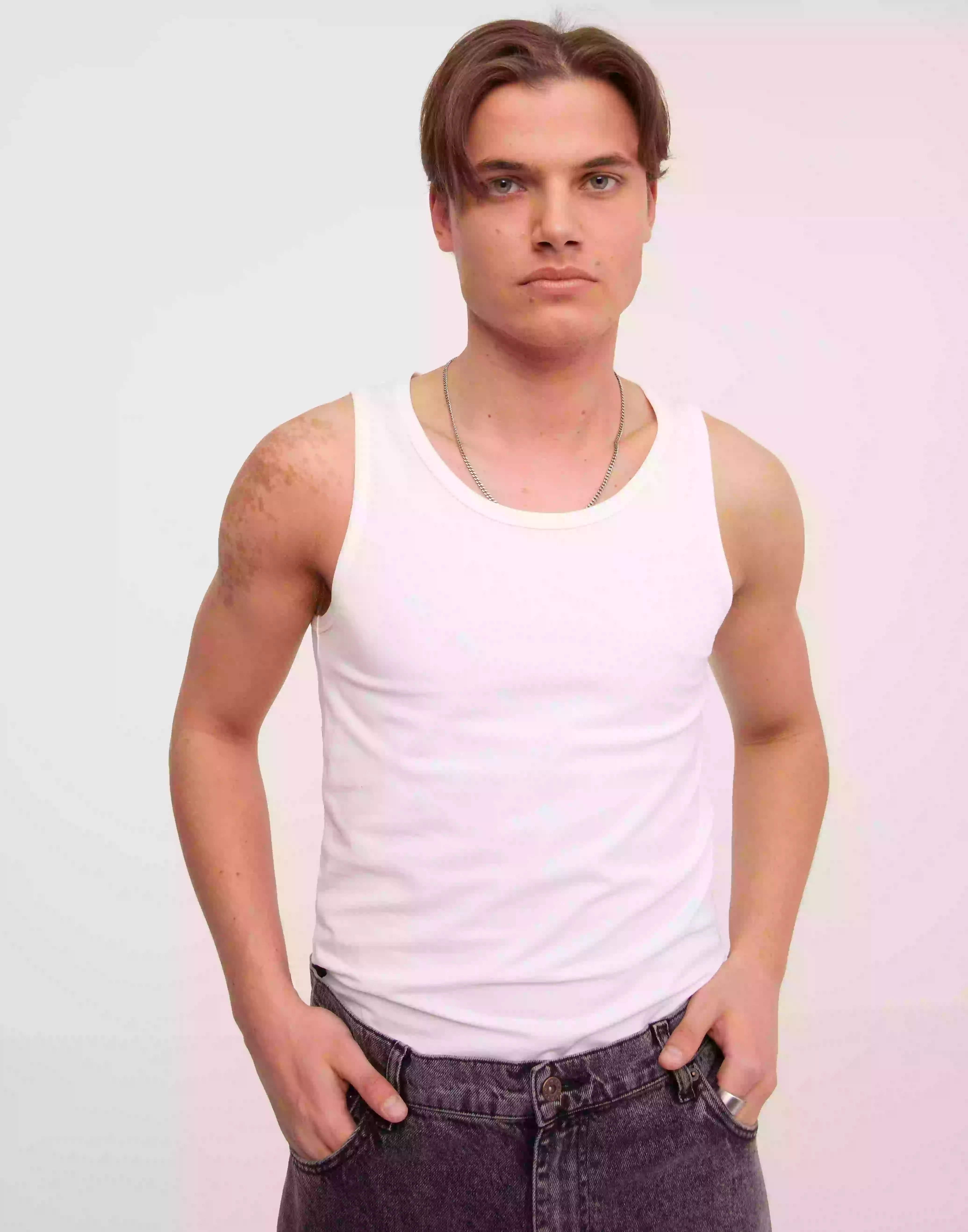 Bread & Boxers M's 2-Pack Tank Tanktoppe White
