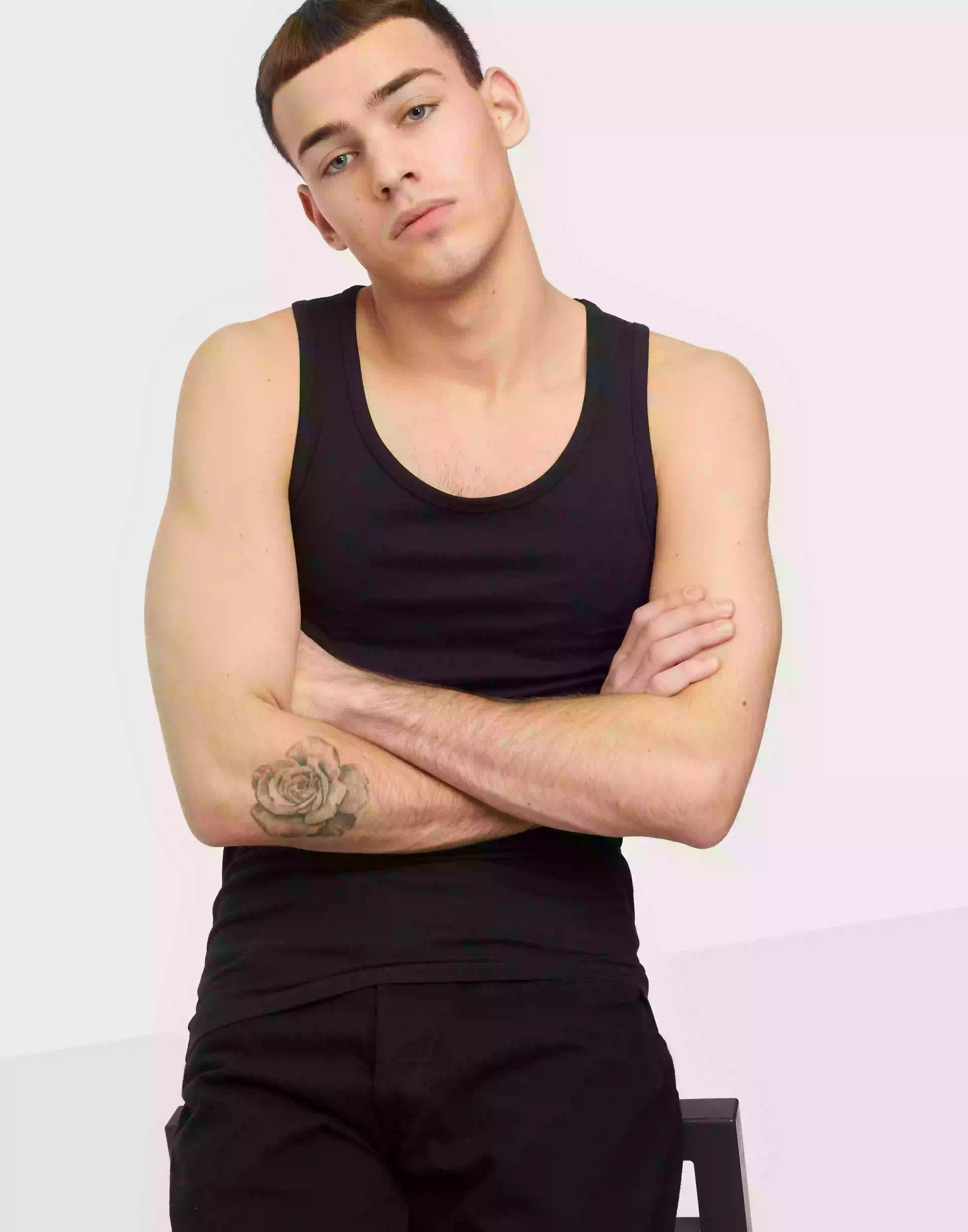 Bread & Boxers M's 2-Pack Tank Linnen & ärmlösa toppar Black