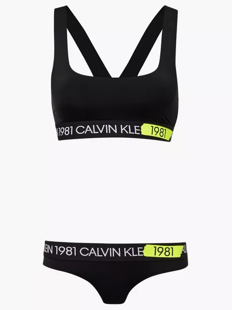 Buy Calvin Klein Underwear Bralette Set - Black