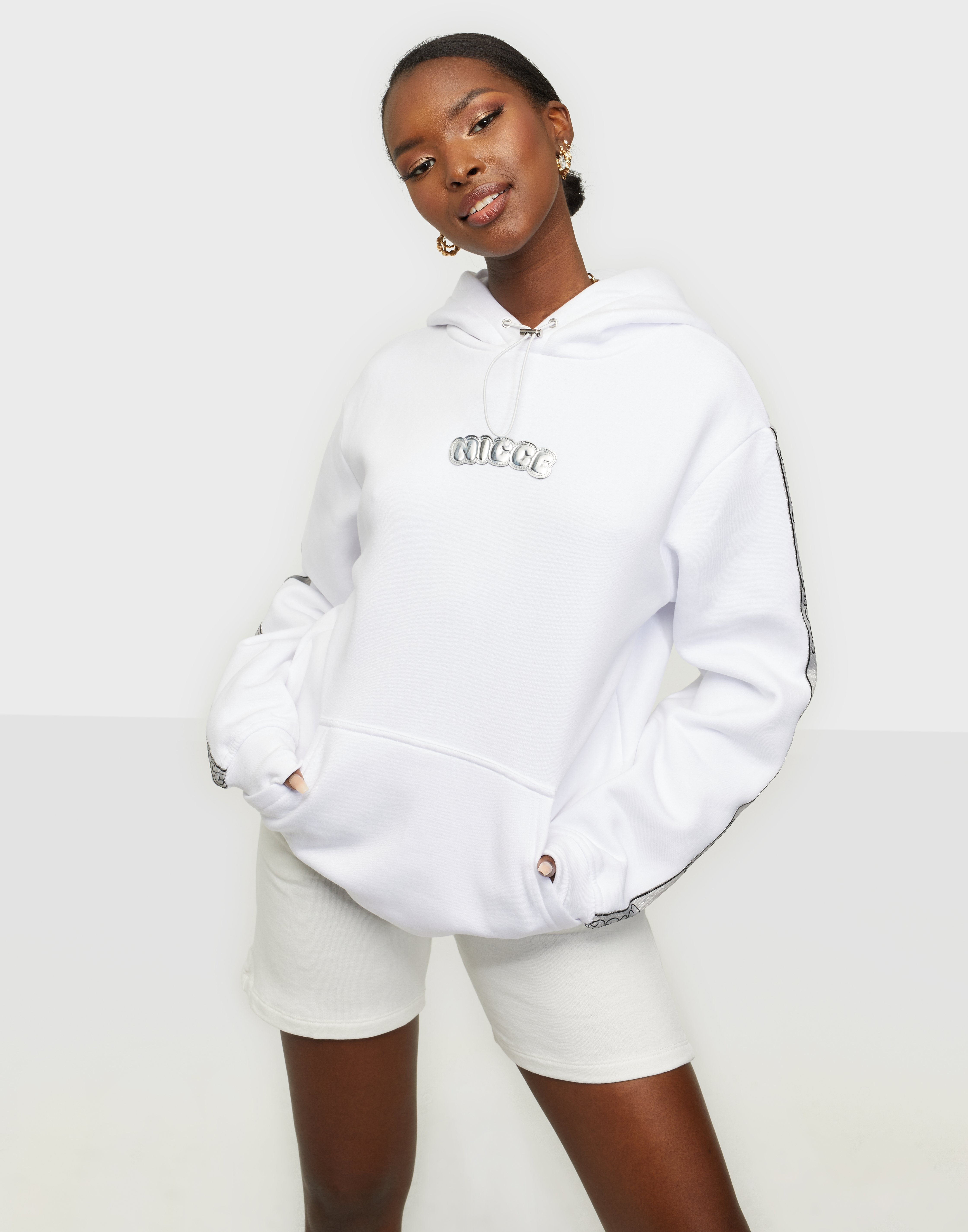 white nicce sweatshirt