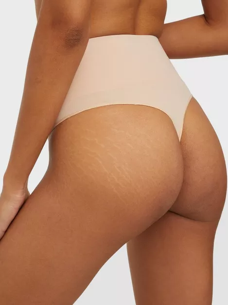 Buy SPANX Everyday Shaping Panties Thong Soft Nude Lg - Regular at