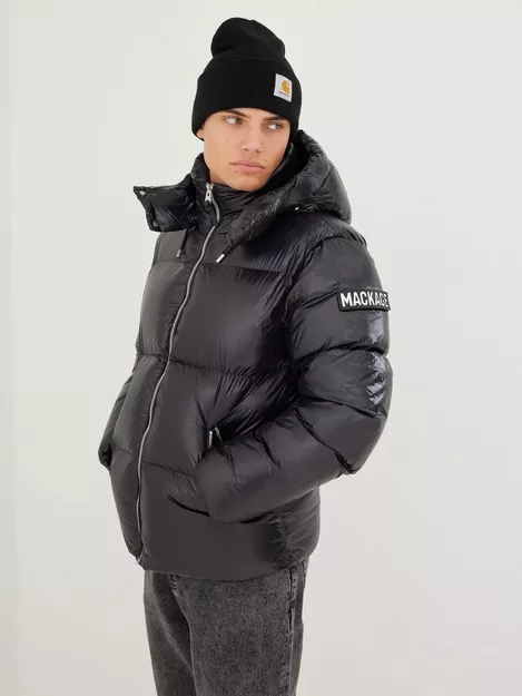 Kent, Down Jacket With Removable Hood And Fur Trim For Men, 51% OFF