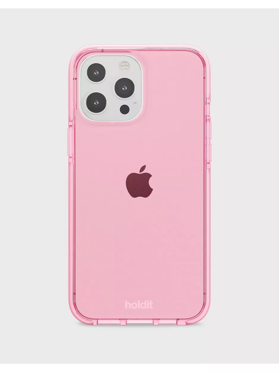 Holdit iPhone 13 Pro Max Seethru Accessories Bright Pink
