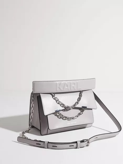 Karl Lagerfeld K/karl Seven Shoulder Bag In Grey, ModeSens