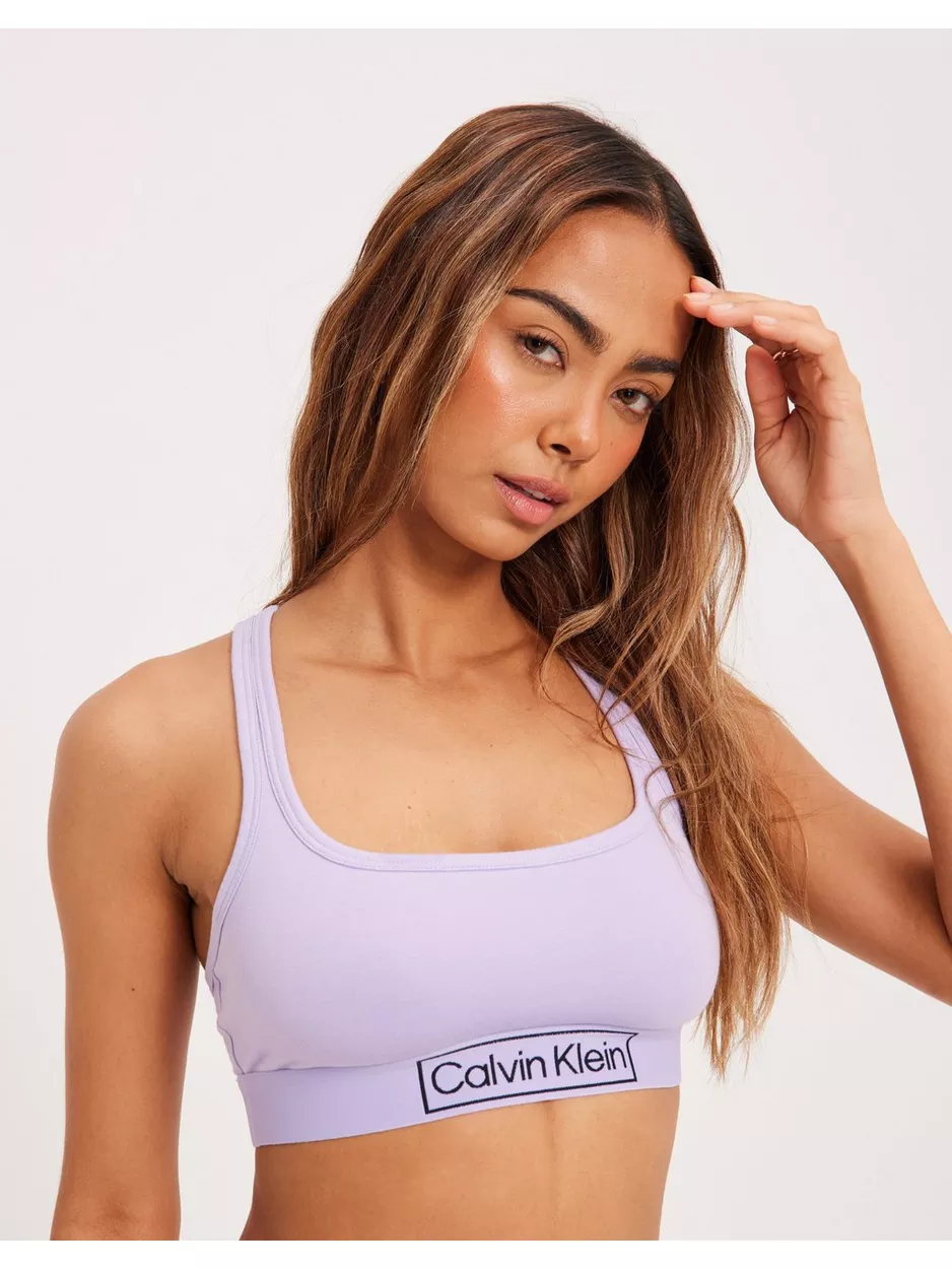 Calvin Klein Underwear Unlined Bralette Mjuk BH utan bygel Purple