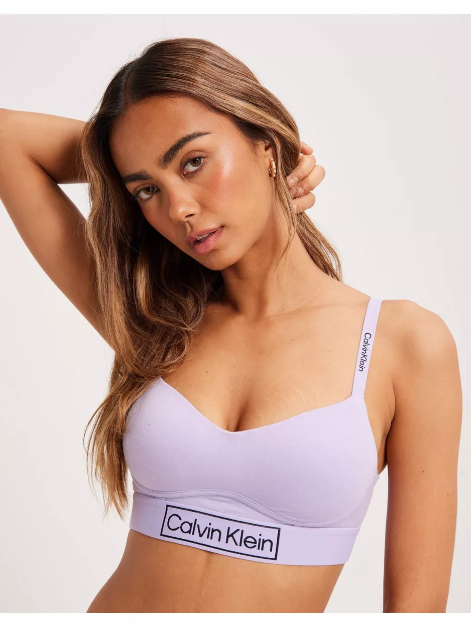 Calvin Klein Underwear Lght Lined Bralette Mjuk BH utan bygel Purple