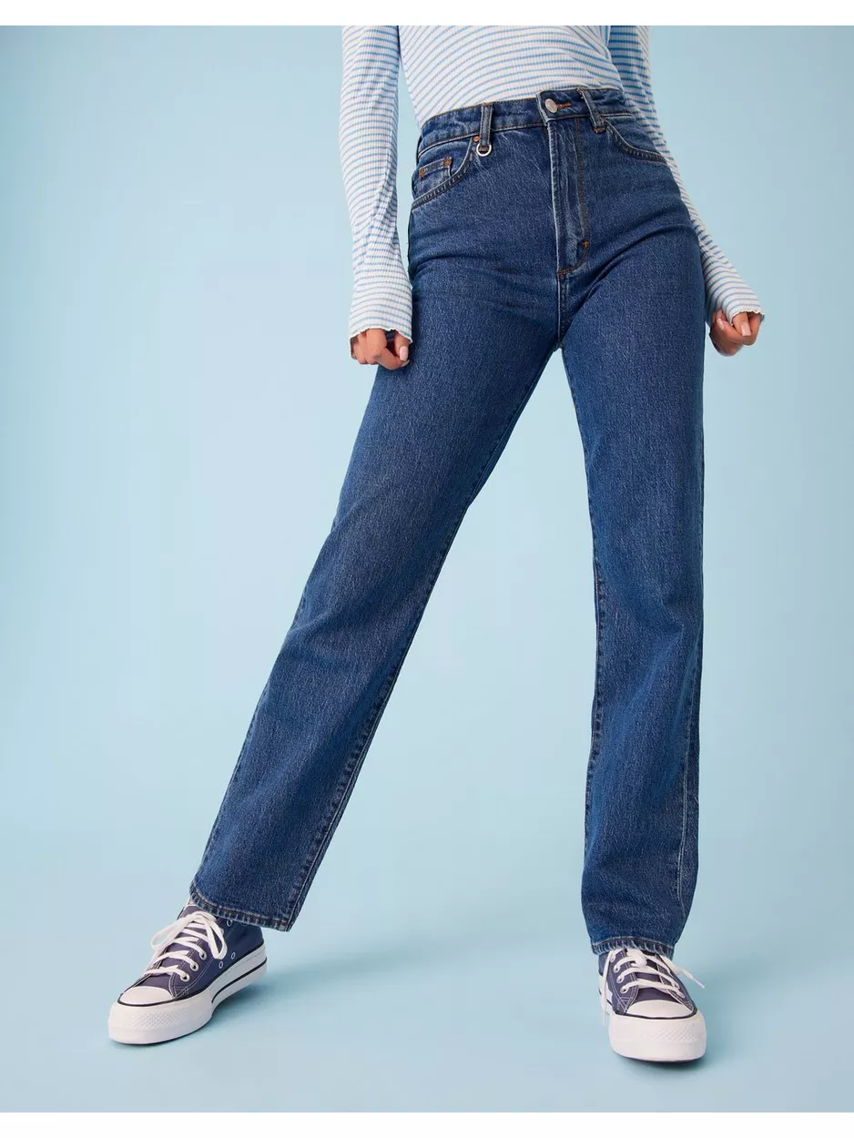 Neuw Nico Straight High waisted jeans French Blue
