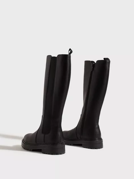 Buy Duffy Leather Boots - Black | Nelly.com