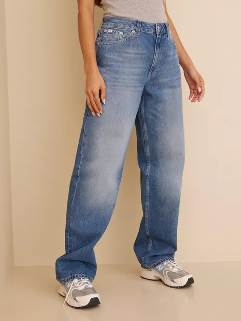 Calvin Klein straight jeans Navy Blue 30                  EU WOMEN FASHION Jeans Worn-in discount 90% 